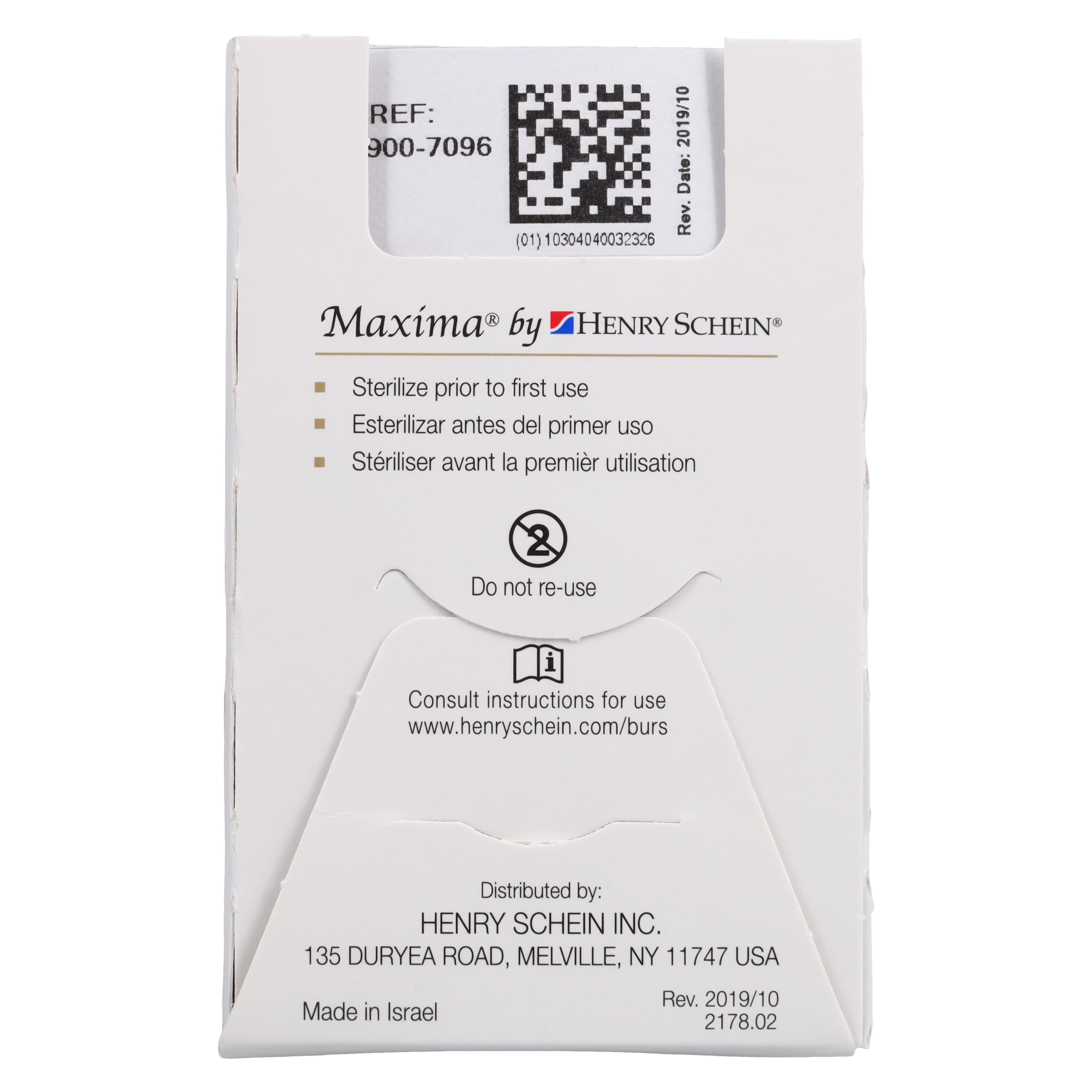 Maxima Diamond FG 801-023F Fine Round Bur, Friction Grip, 19.0 mm, 5/Package thumbnail 7