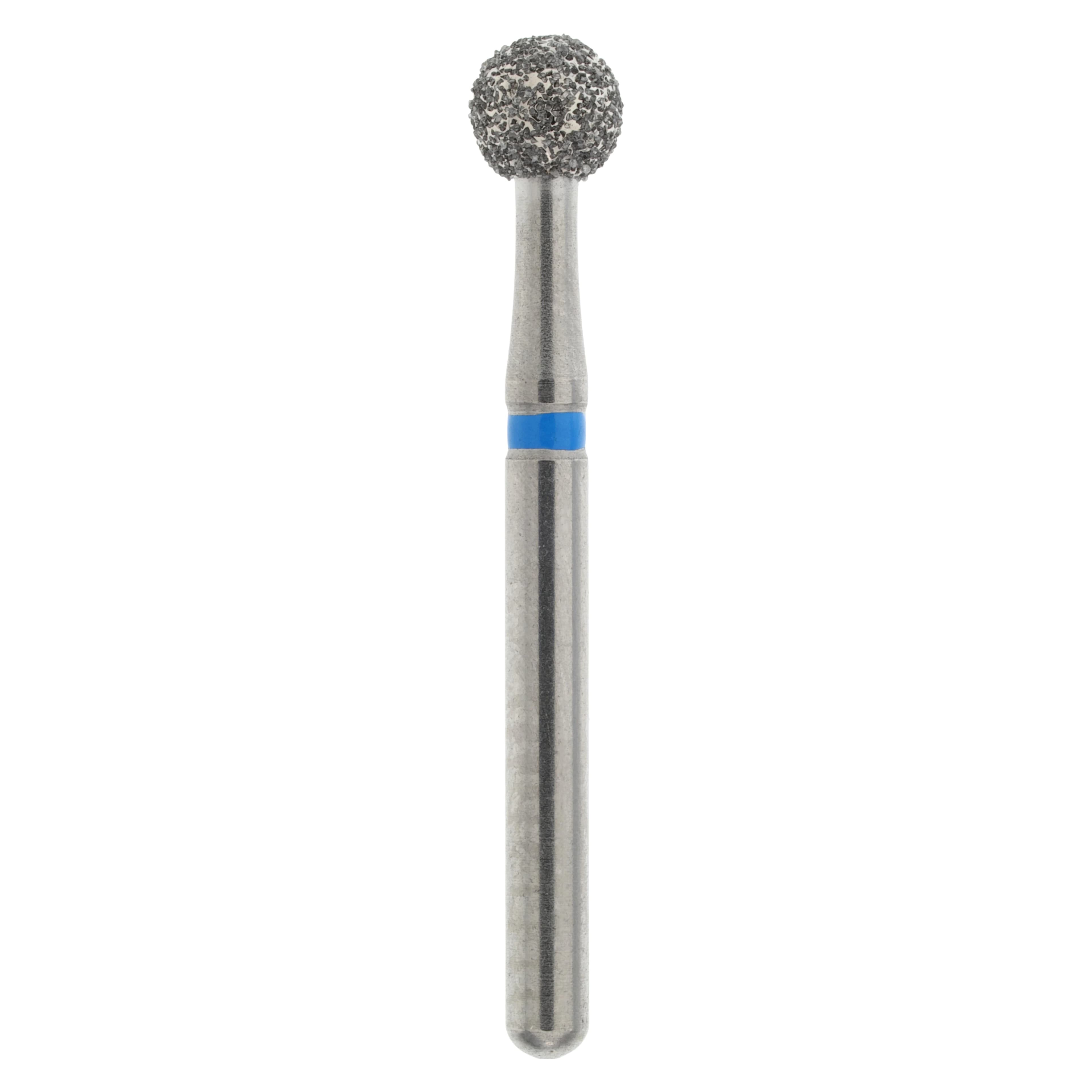 Maxima Diamond FG 801-029M Medium Round Bur, Friction Grip, 4.0 mm, 5/Package - Maxima Diamond FG 801-029M - Image 1