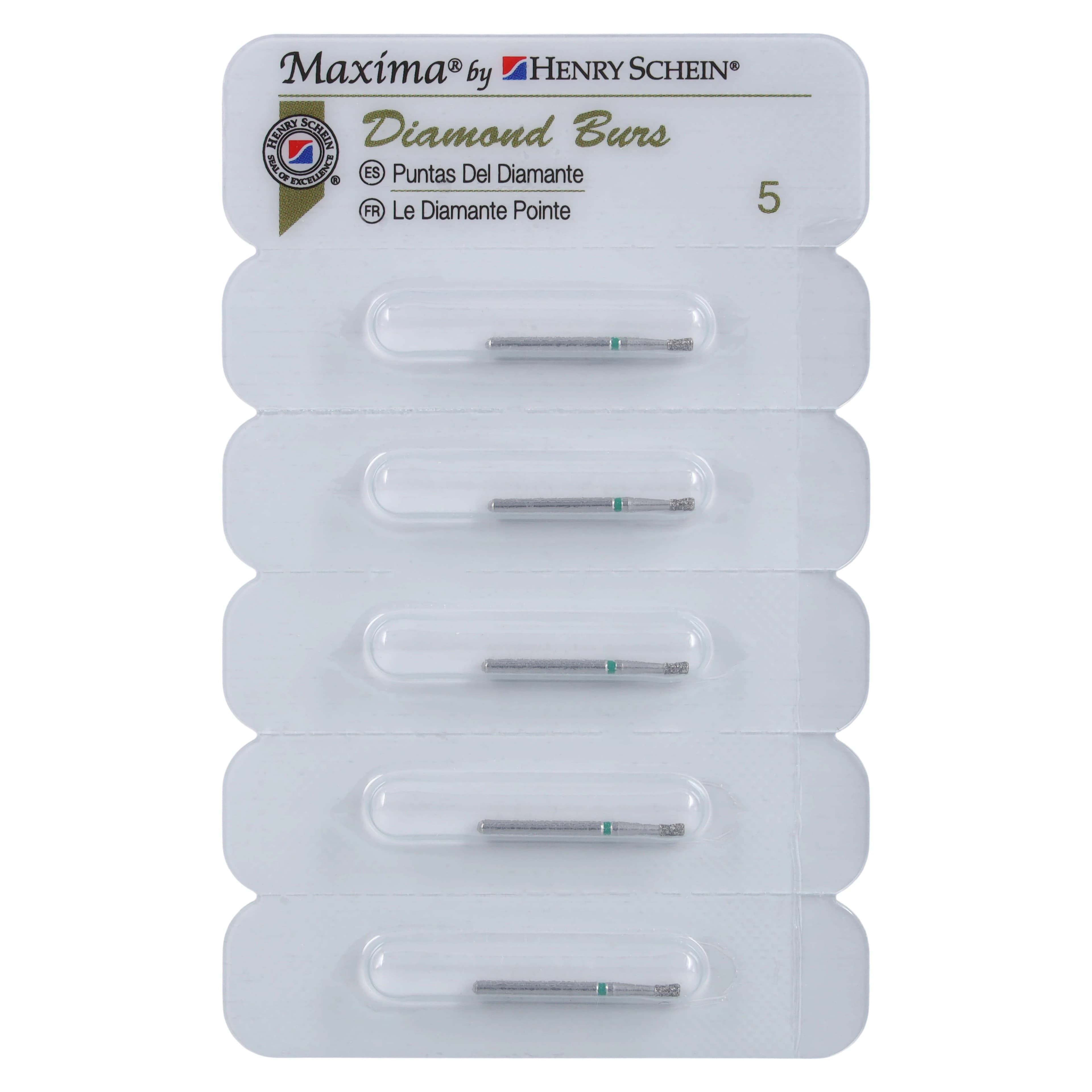 Maxima Diamond FG 806-014C Friction Grip Coarse Inverted Cone with Collar Bur, 2.2 mm, 5/Pk thumbnail 4