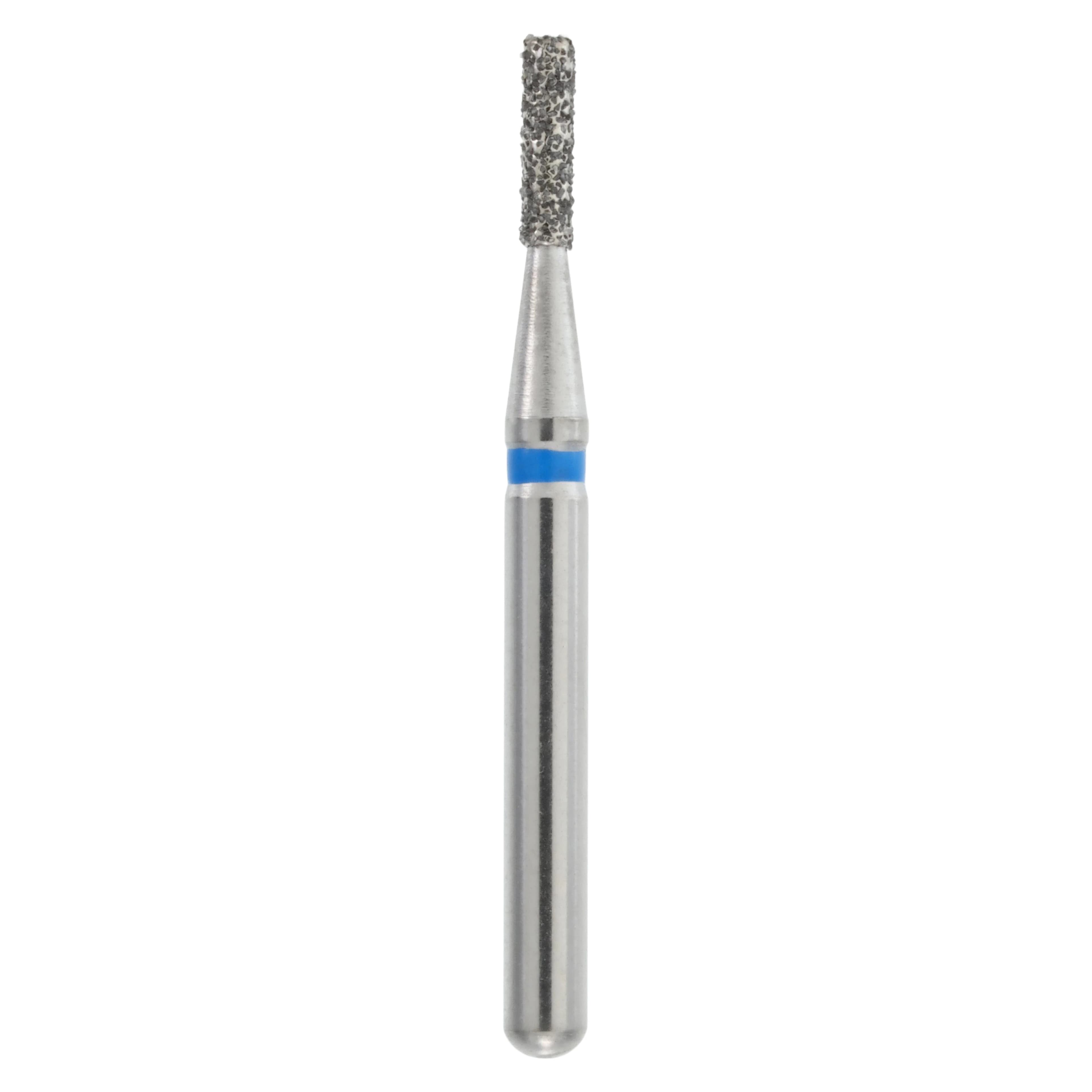 Maxima Diamond FG 835-010M Flat End Cylinder Bur, Friction Grip, Medium, 4.0 mm, 5/Pack - Maxima Diamond FG 835-010M - Image 1