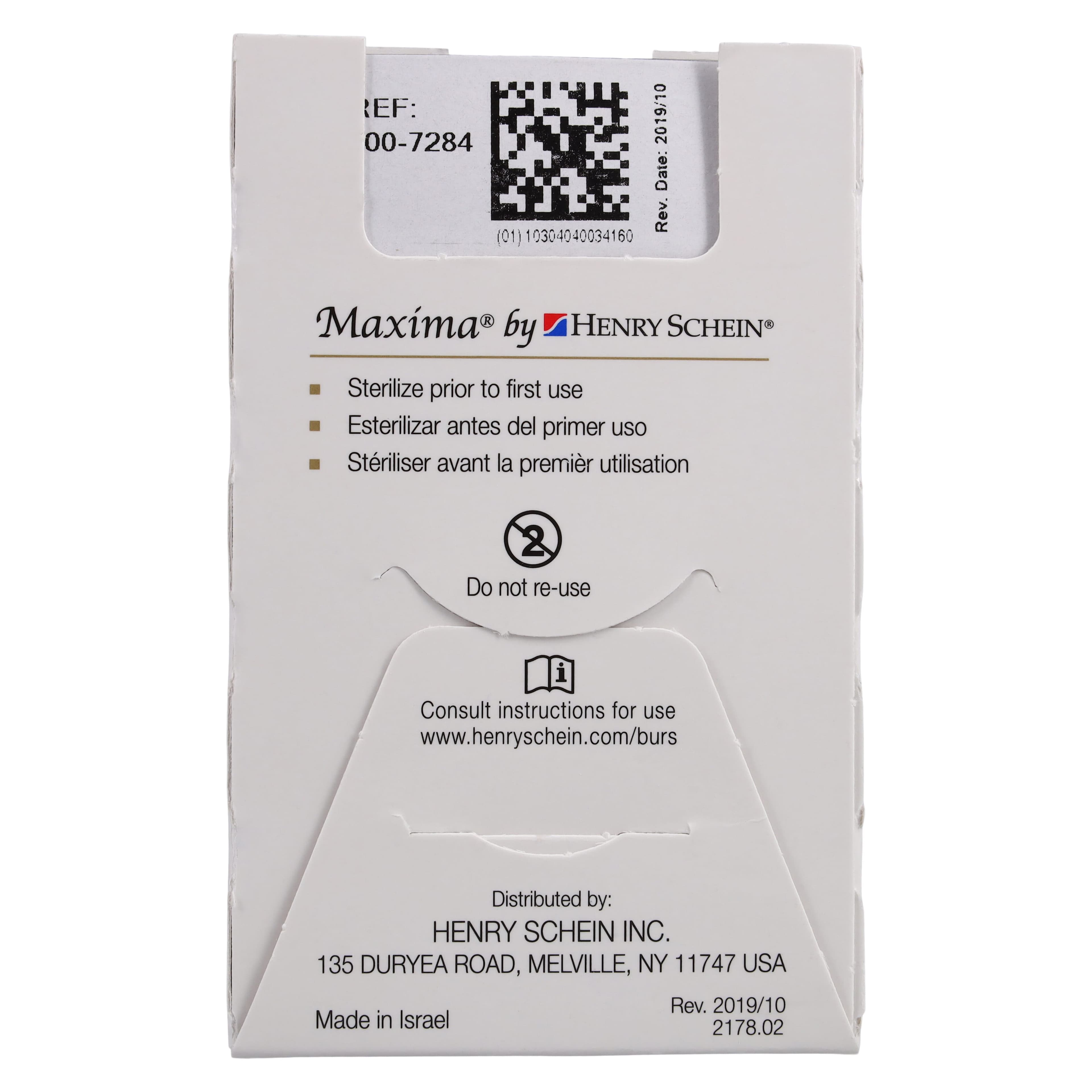 Maxima Diamond FG 858-010C Friction Grip Coarse Needle Bur, 8.0 mm, 5/Package thumbnail 6