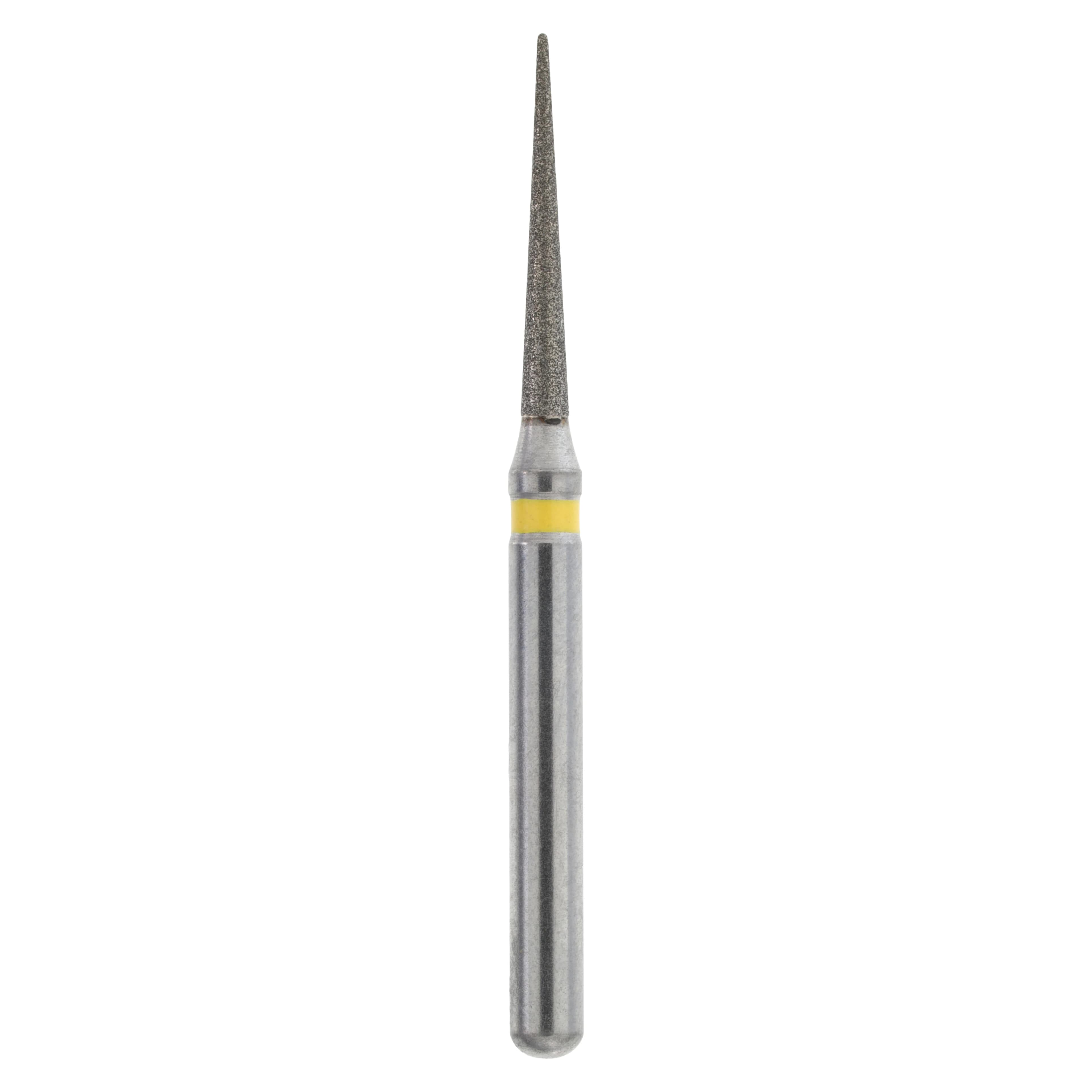 Maxima Diamond FG 858-012SF Extra Fine Needle Bur, Friction Grip, 8.0 mm, 5/Package - Maxima Diamond FG 858-012SF - Image 1