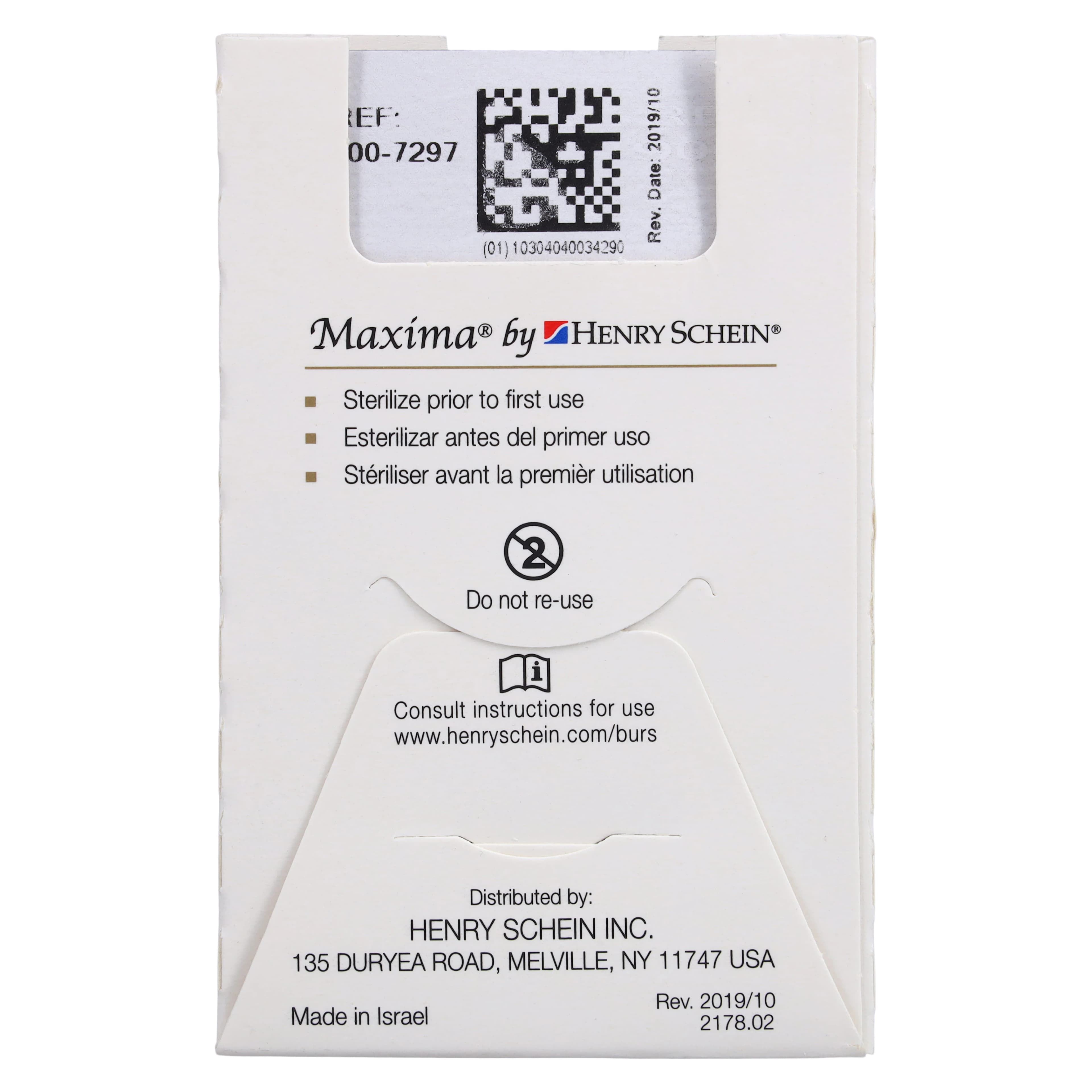 Maxima Diamond FG 859-010M Friction Grip Medium Needle Bur, 10.0 mm, 5/Package thumbnail 6