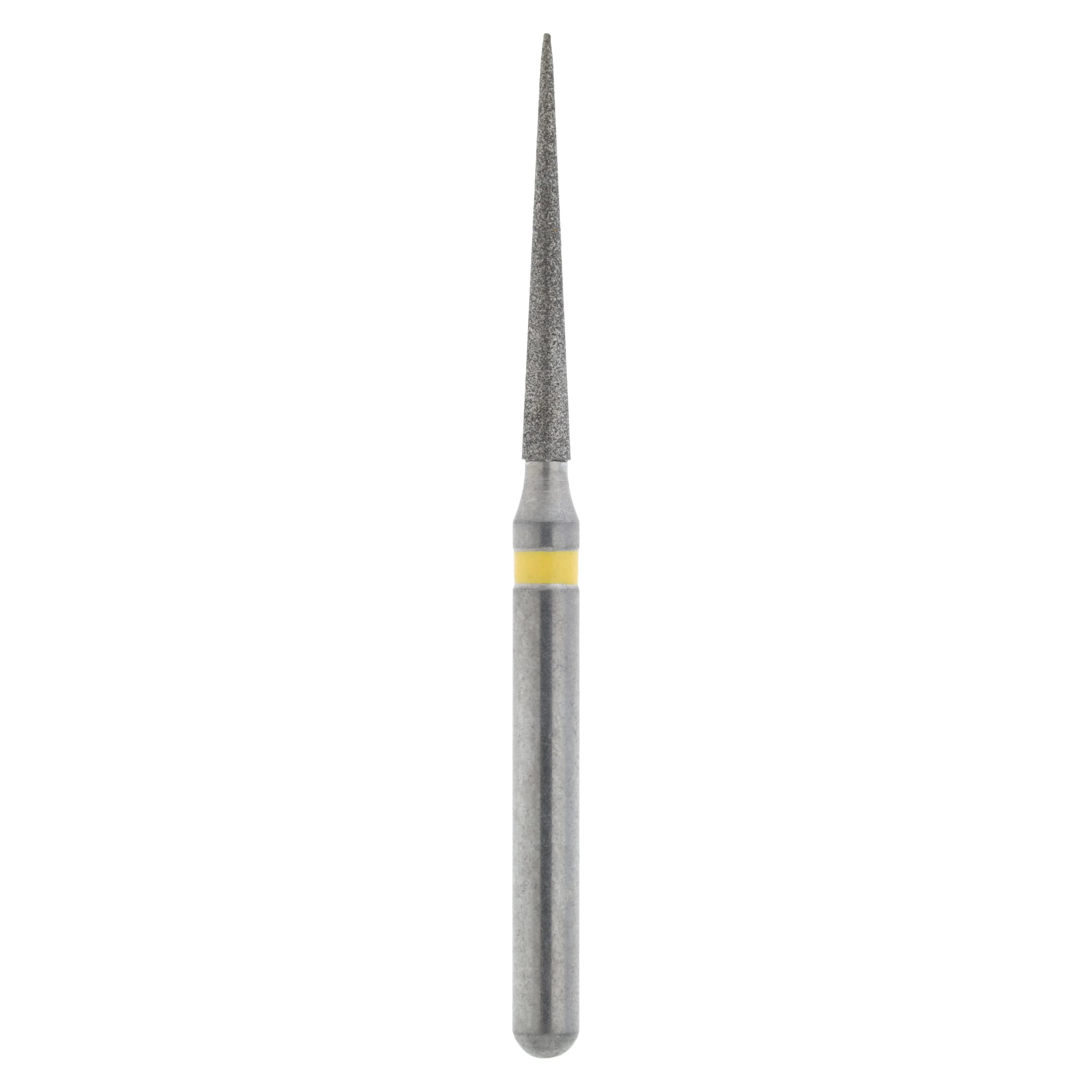 Maxima Diamond FG 859-012SF Extra Fine Needle Bur, Friction Grip, 10.0 mm, 5/Package - Maxima Diamond FG 859-012SF - Image 1