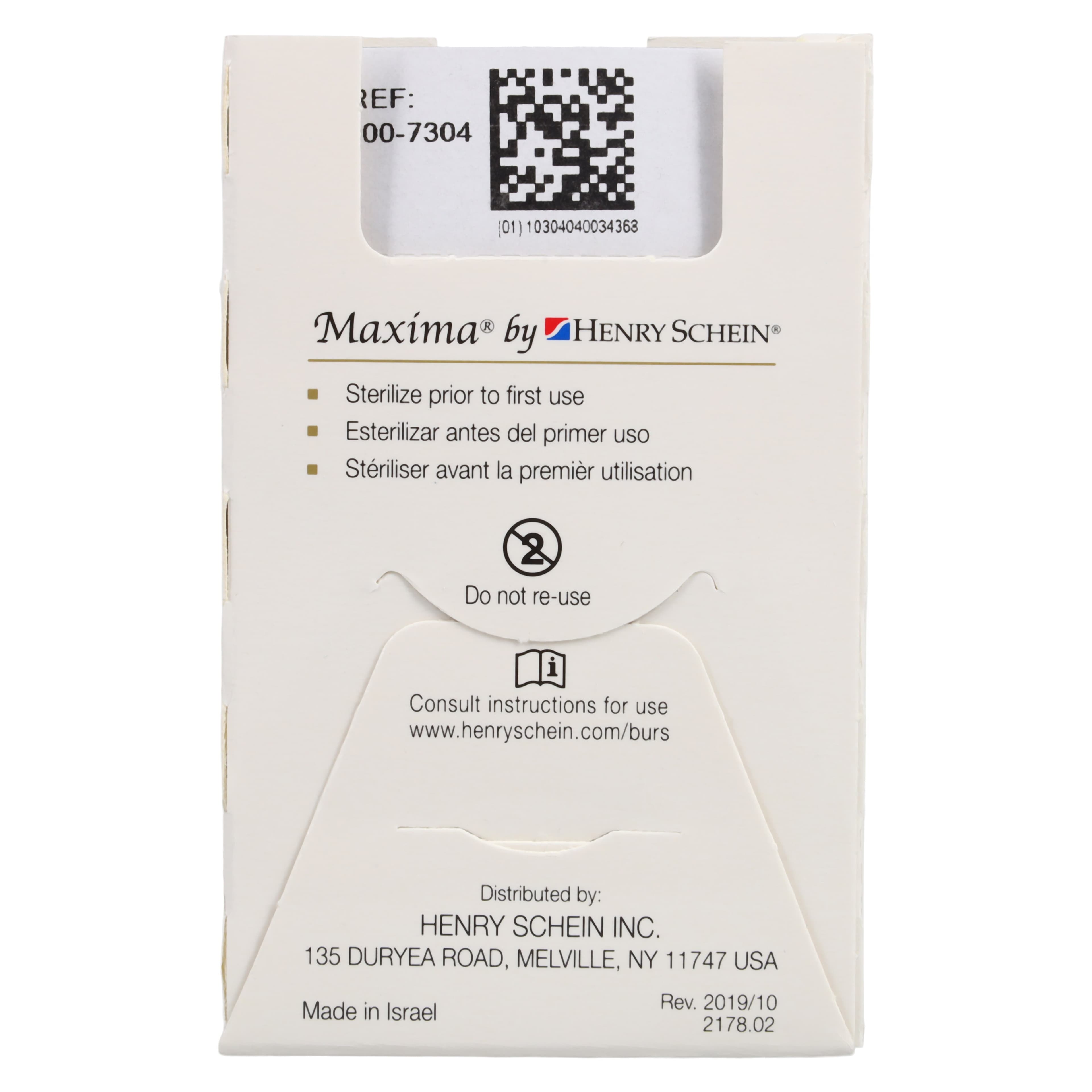 Maxima Diamond FG 859-014F Fine Needle Bur, Friction Grip, 10.0 mm, 5/Package thumbnail 6