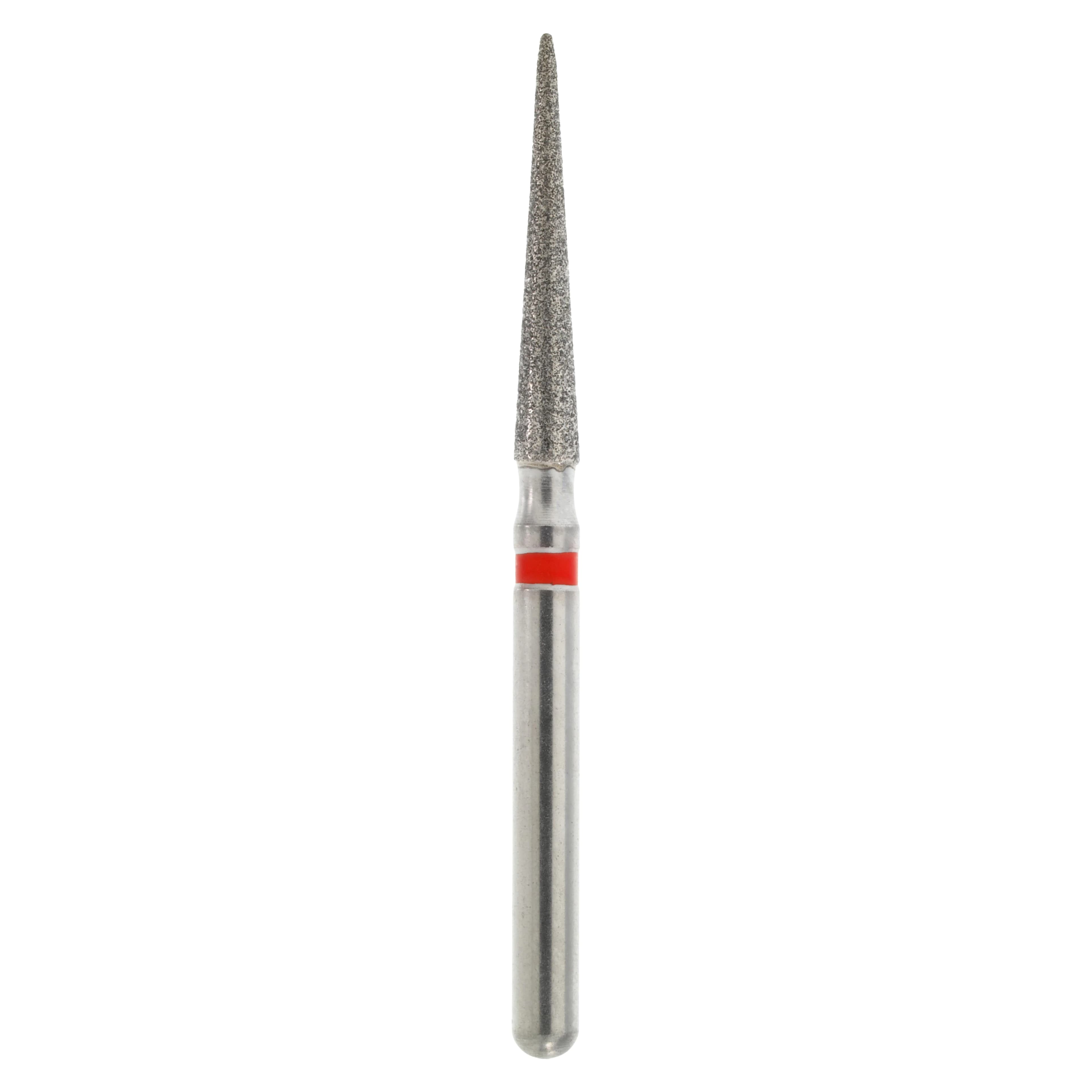 Maxima Diamond FG 859-016F Fine Needle Bur, Friction Grip, 10.0 mm, 5/Pack - Maxima Diamond FG 859-016F - Image 1