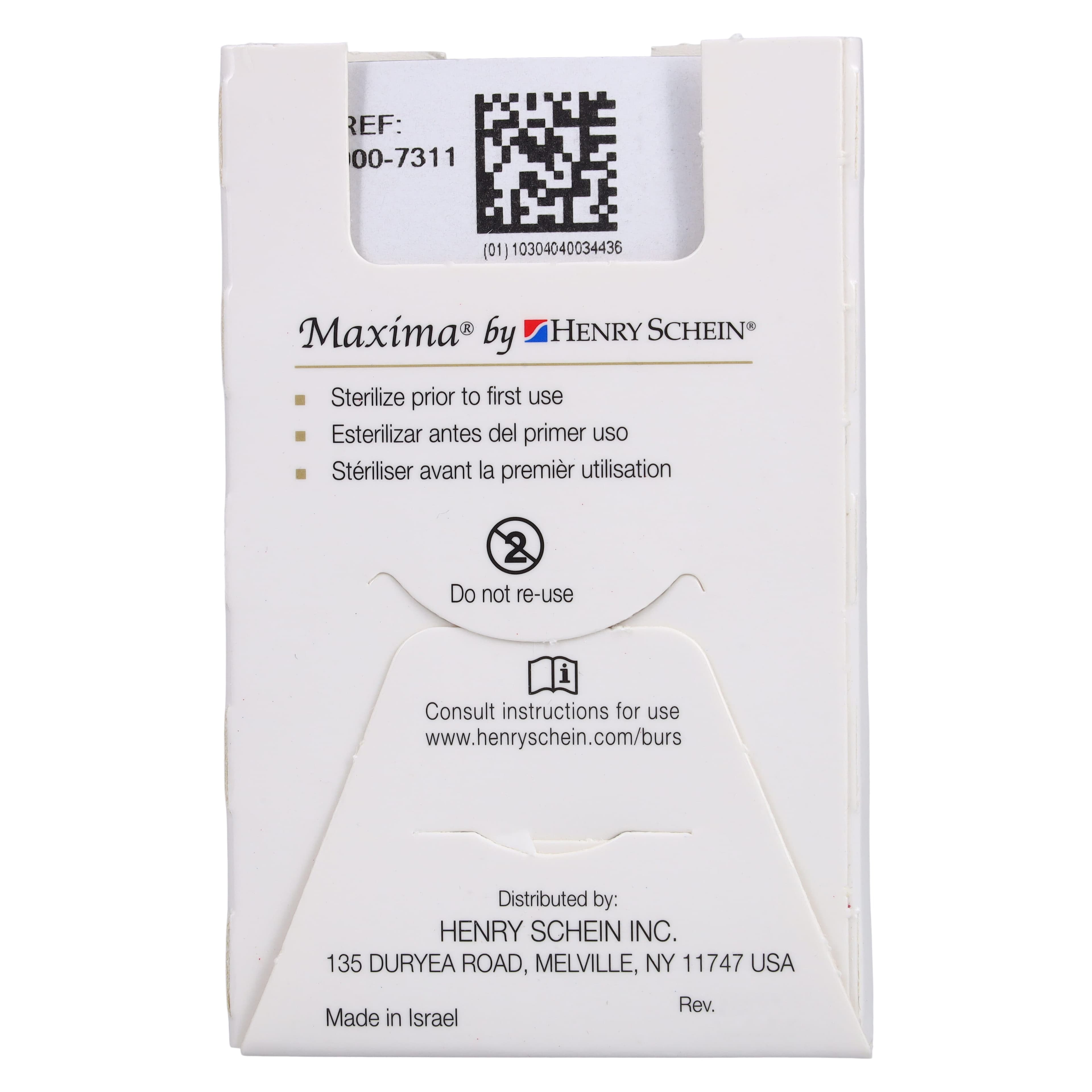 Maxima Diamond FG 859-018C Friction Grip Coarse Needle Bur, 10.0 mm, 5/Package thumbnail 6