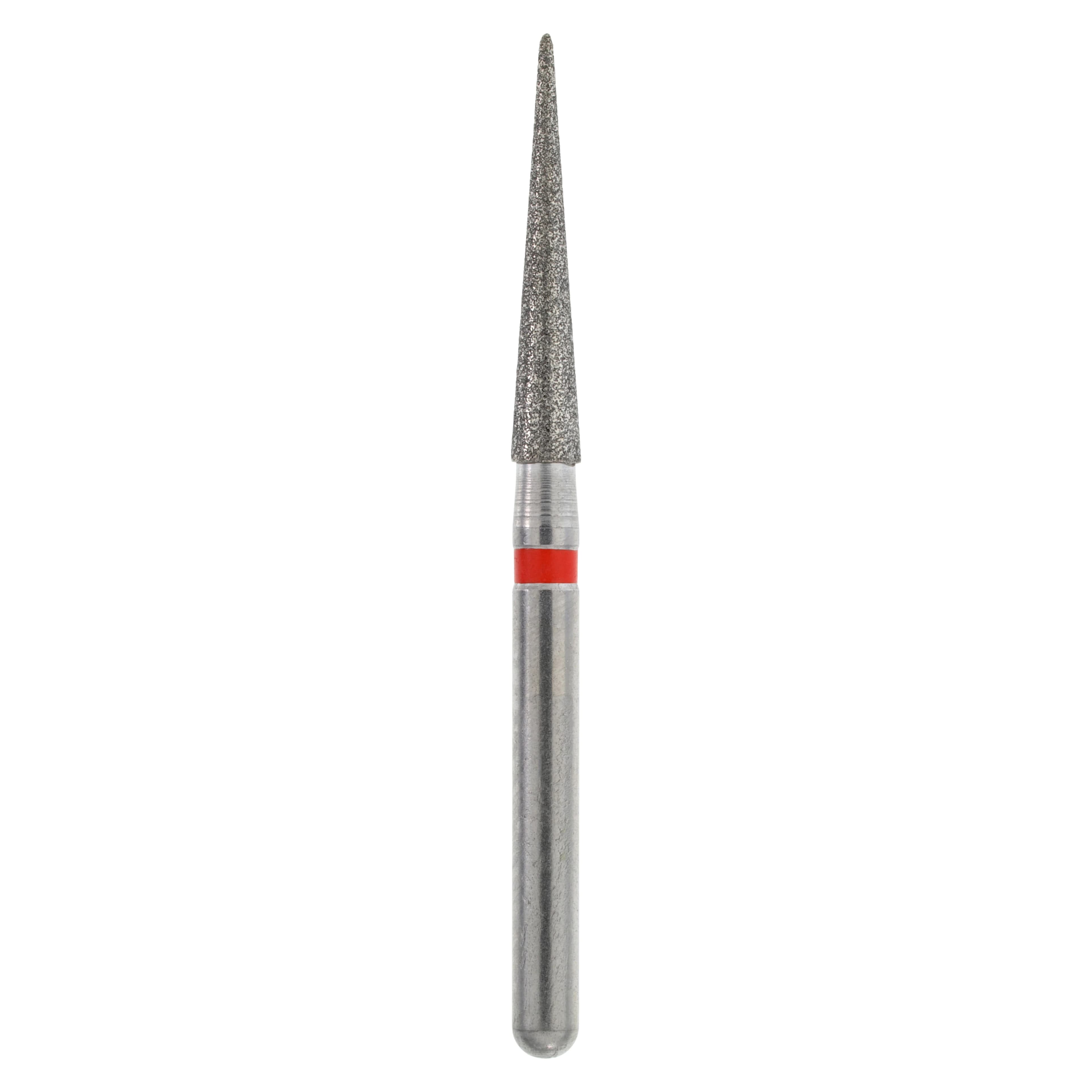 Maxima Diamond FG 859-018F Fine Needle Bur, Friction Grip, 10.0 mm, 5/Package - Maxima Diamond FG 859-018F - Image 1