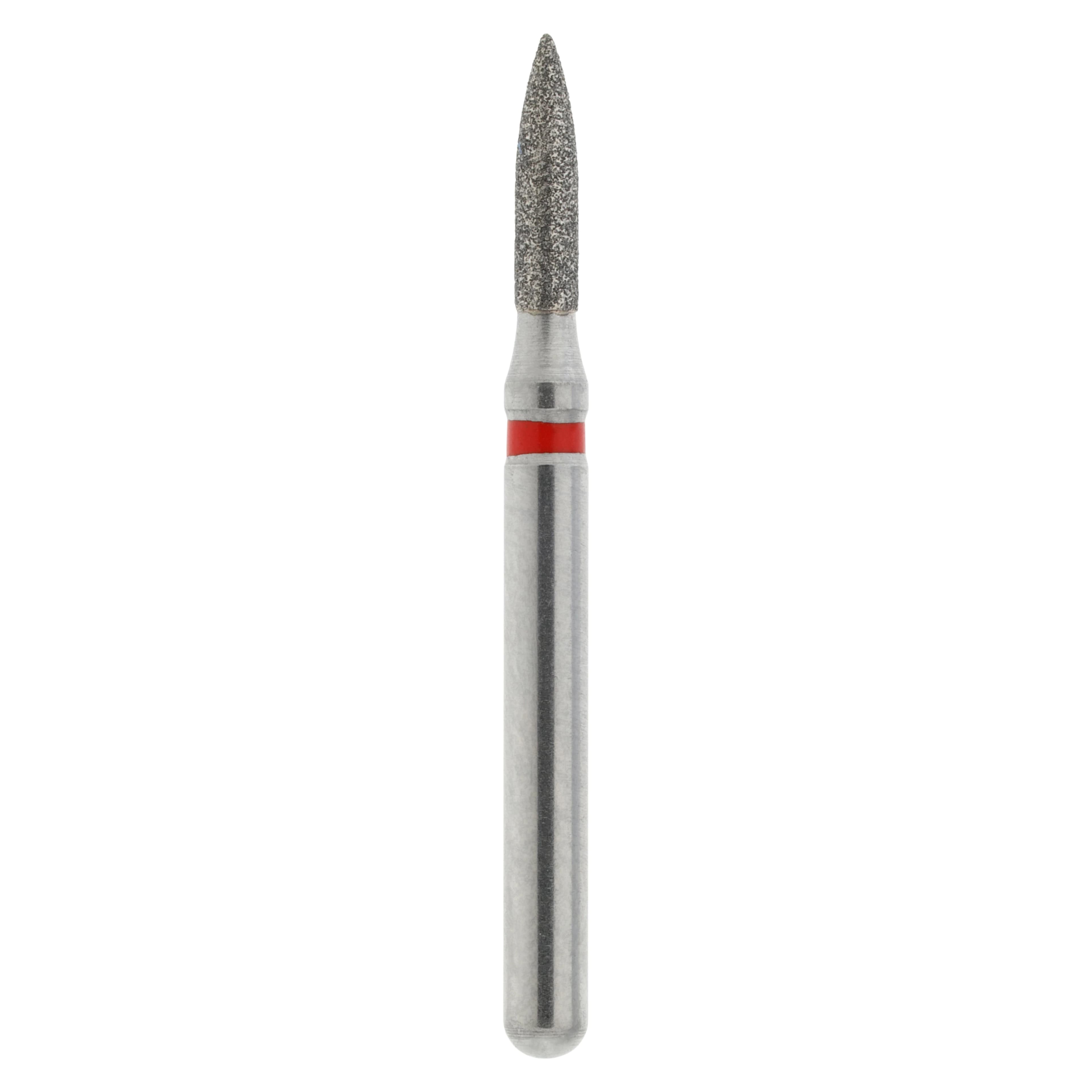 Maxima Diamond FG 860-012F Friction Grip Fine Flame Bur, 5.0 mm, 5/Pk - Maxima Diamond FG 860-012F - Image 1