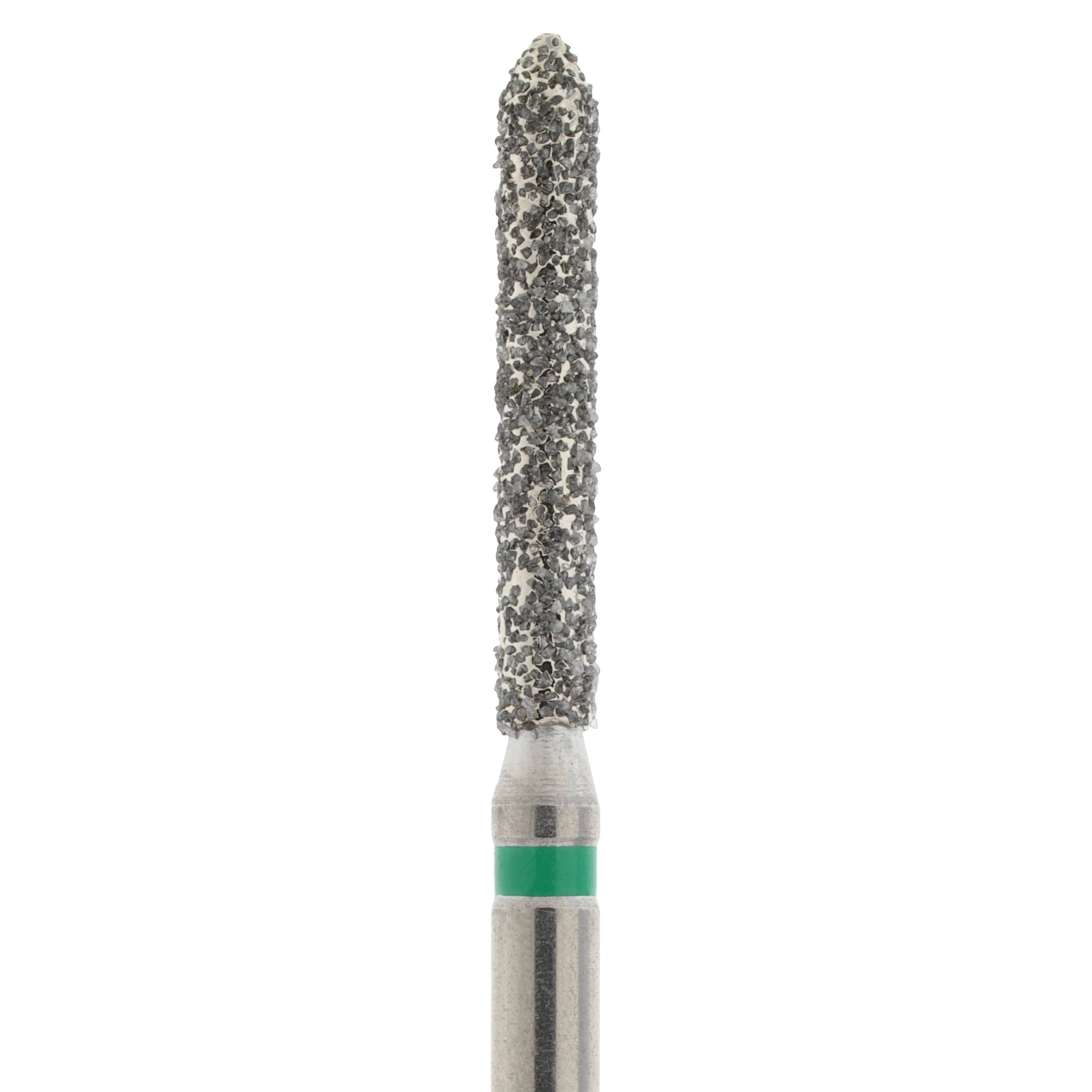 Maxima Diamond FG 879-014C Beveled Cylinder Bur, Friction Grip, Coarse, 10.0 mm, 5/Pack thumbnail 3