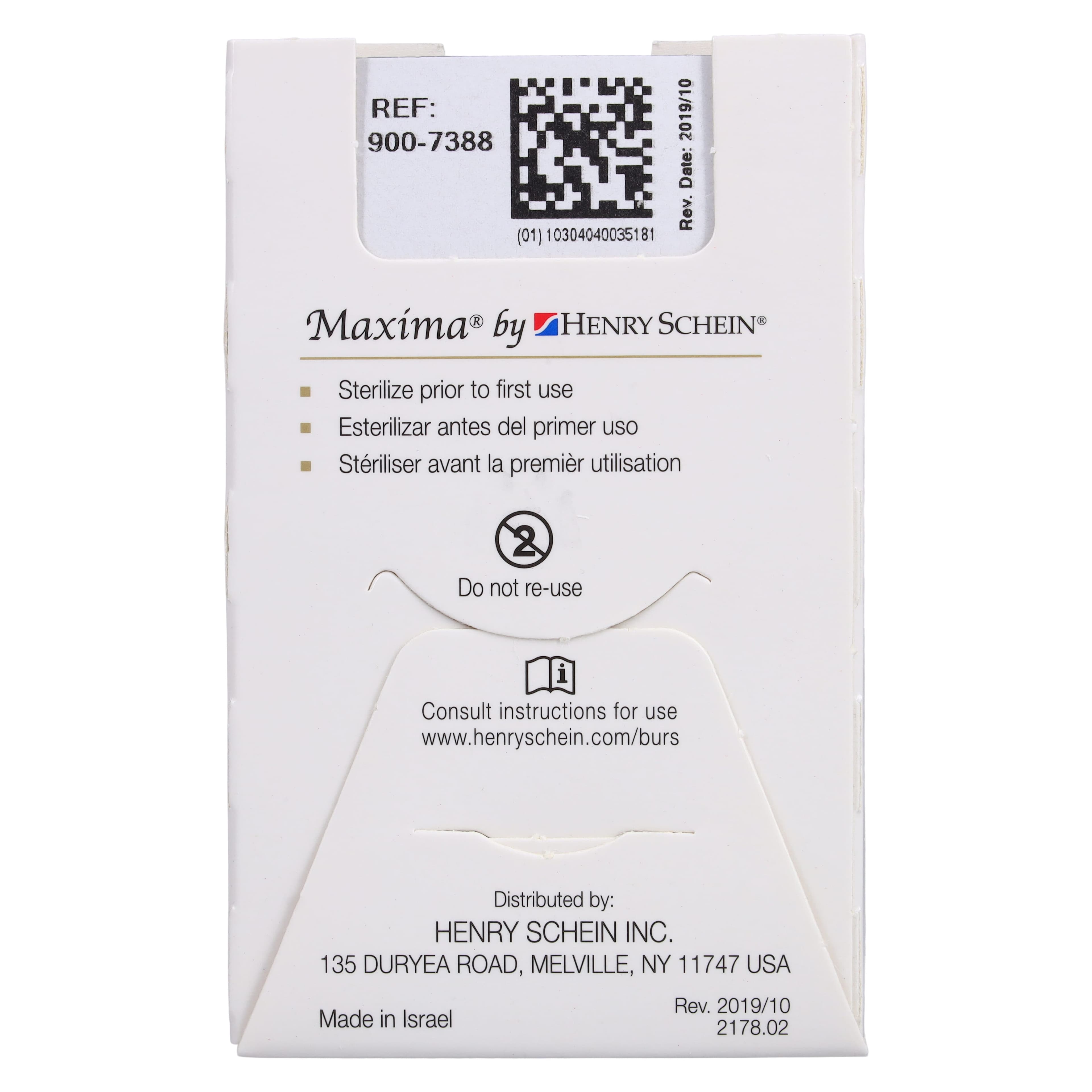 Maxima Diamond FG 879K-014C Friction Grip Coarse Curettage Bur, 9.5 mm, 5/Pack thumbnail 6