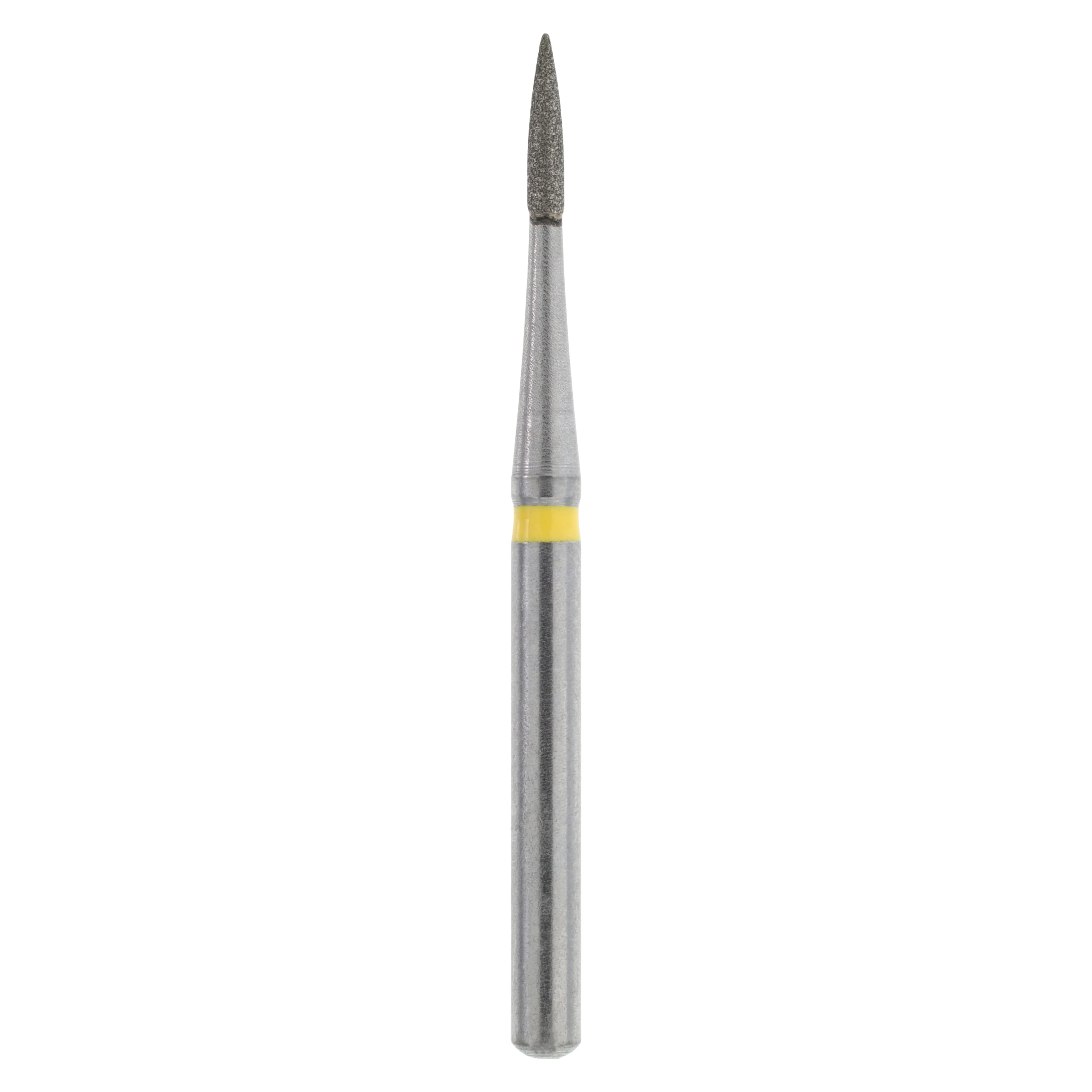 Maxima Diamond FG 889-009SF Friction Grip Extra Fine Flame Bur, 4.0 mm, 5/Package - Maxima Diamond FG 889-009SF - Image 1