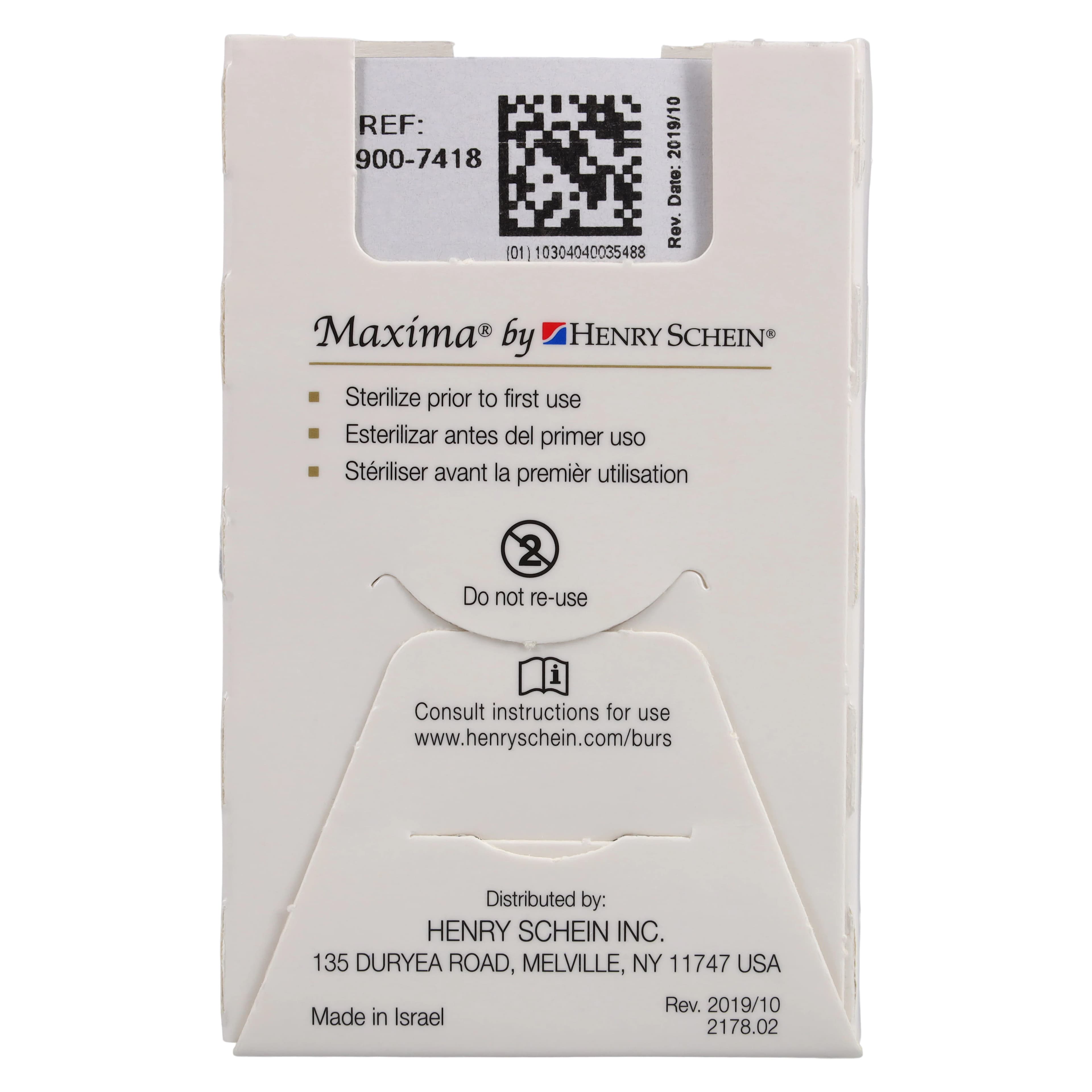 Maxima Diamond FG 889-010F Friction Grip Fine Flame Bur, 4.0 mm, 5/Package thumbnail 6