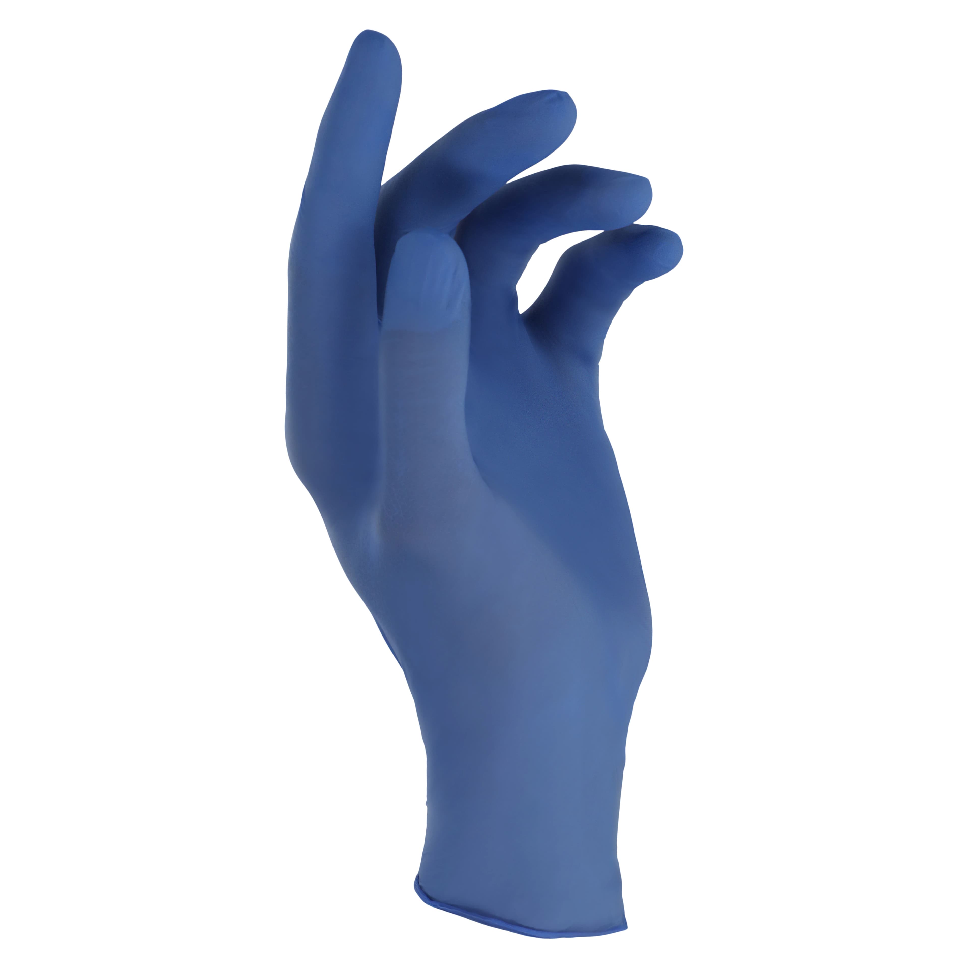 Criterion N200 Nitrile Exam Gloves, Medium, Blue, Non-Sterile, 200/Box thumbnail 2