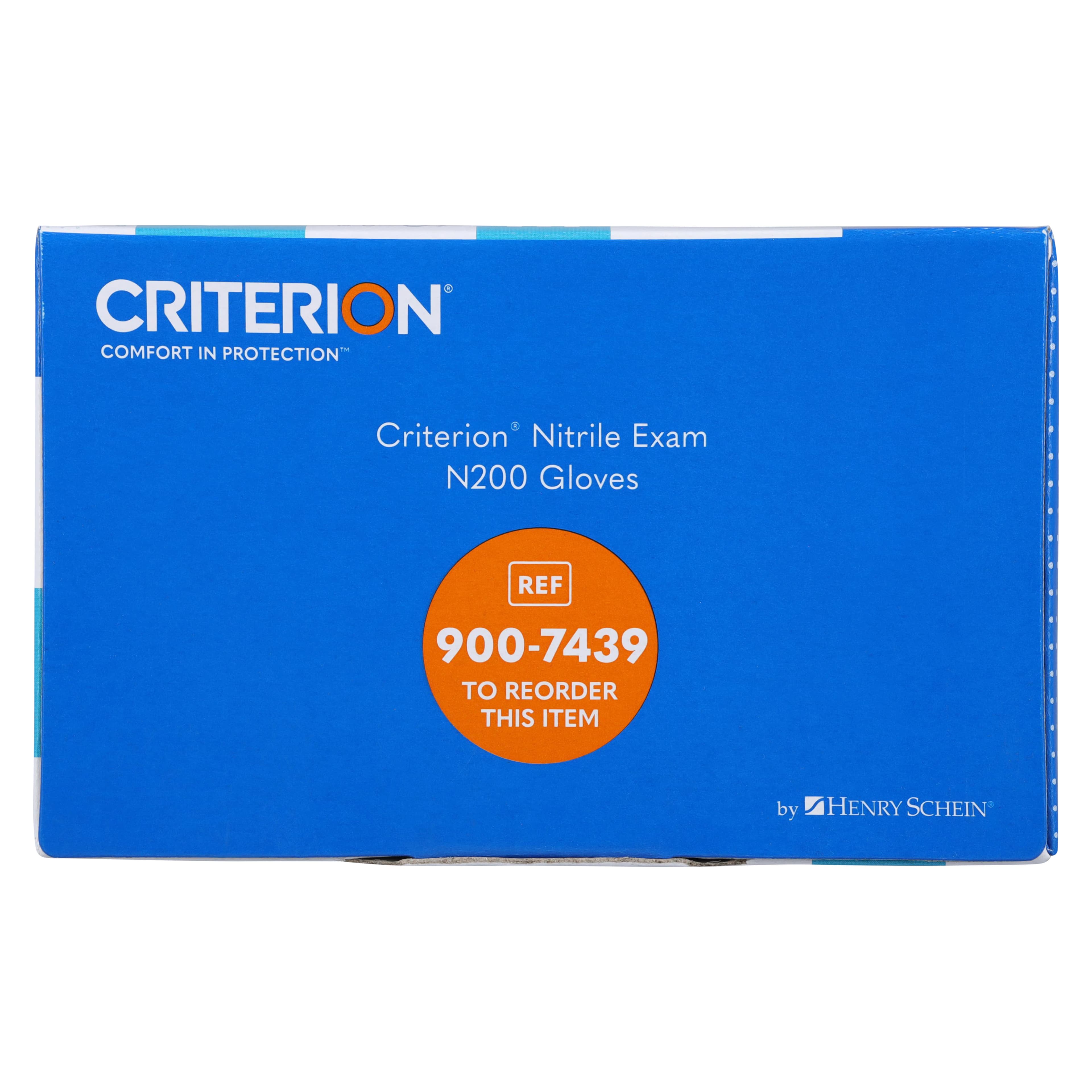 Criterion N200 Nitrile Exam Gloves, Medium, Blue, Non-Sterile, 200/Box thumbnail 4