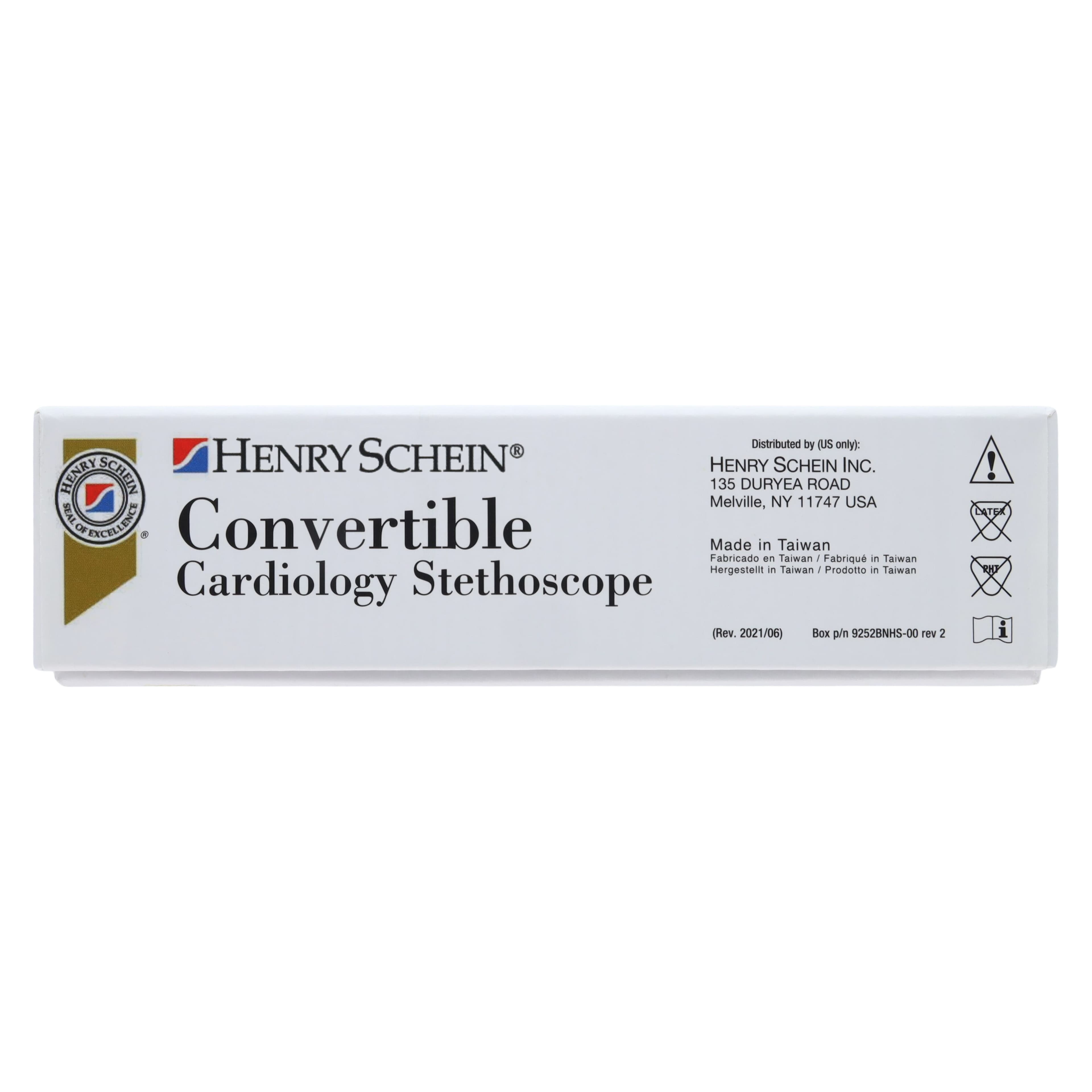 Henry Schein Adscope Cardiology Stethoscope, Adult, Black, PVC Tubing, Each thumbnail 9
