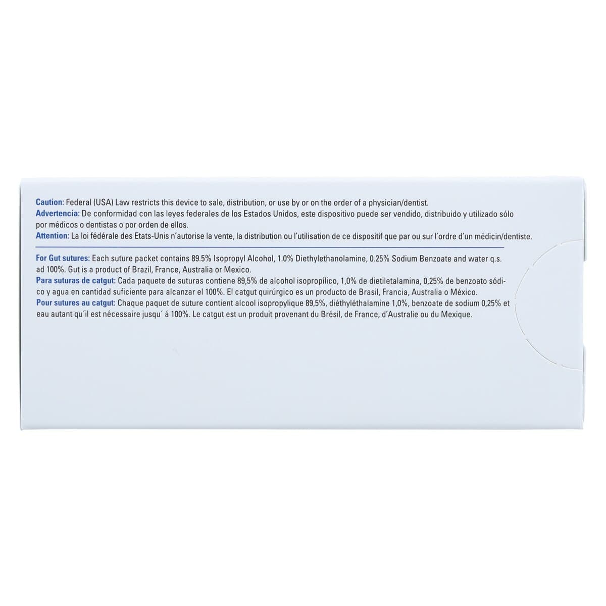 Henry Schein Black Monofilament Nylon Non-Absorbable Surgical Sutures, 5-0, 10", C-17 Precision Reverse Cutting 3/8 Circle Needle, 12/Bx thumbnail 5
