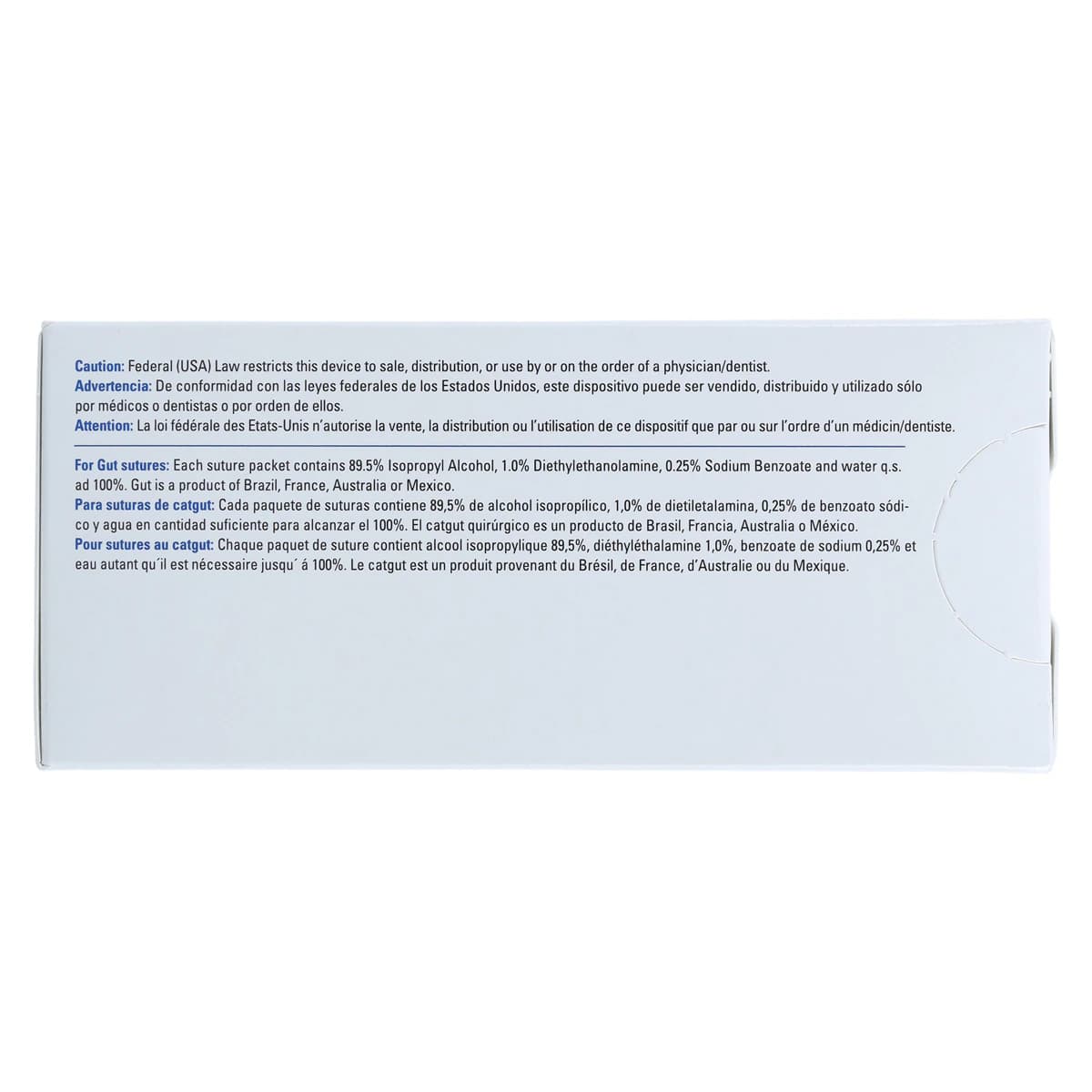 Henry Schein Black Monofilament Nylon Non-Absorbable Surgical Sutures, 6-0, 10" Length, C-17 Precision Reverse Cutting 3/8 Circle Needle, 12mm, 12/Box thumbnail 5
