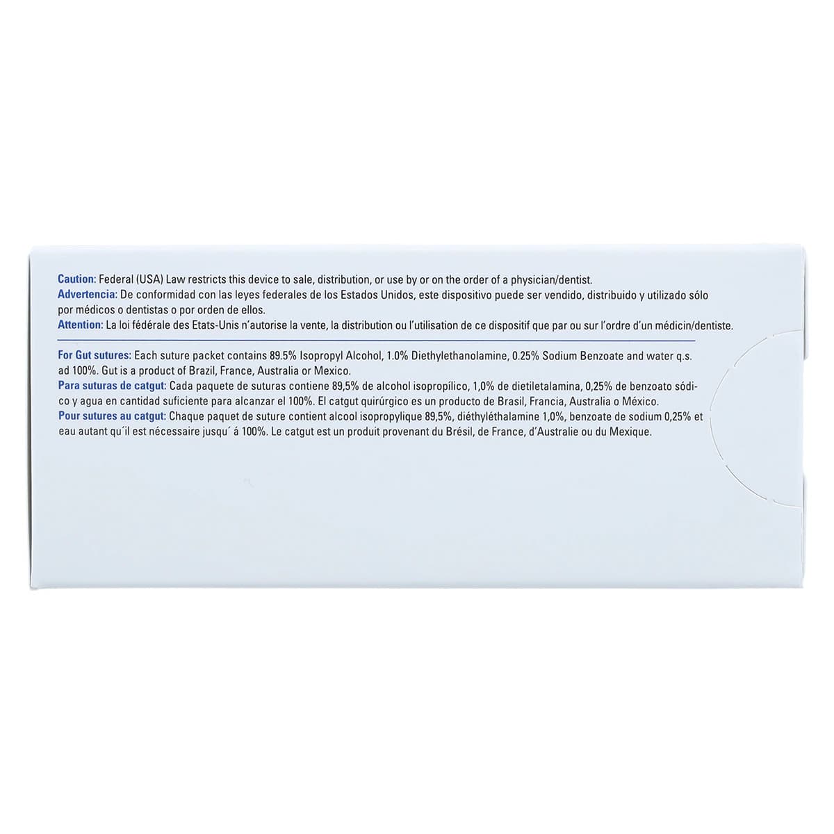 Henry Schein Black Monofilament Nylon Non-Absorbable Surgical Sutures, 5-0, 18", C-3 Precision Reverse Cutting 3/8 Circle Needle 13mm, 12/Box thumbnail 5