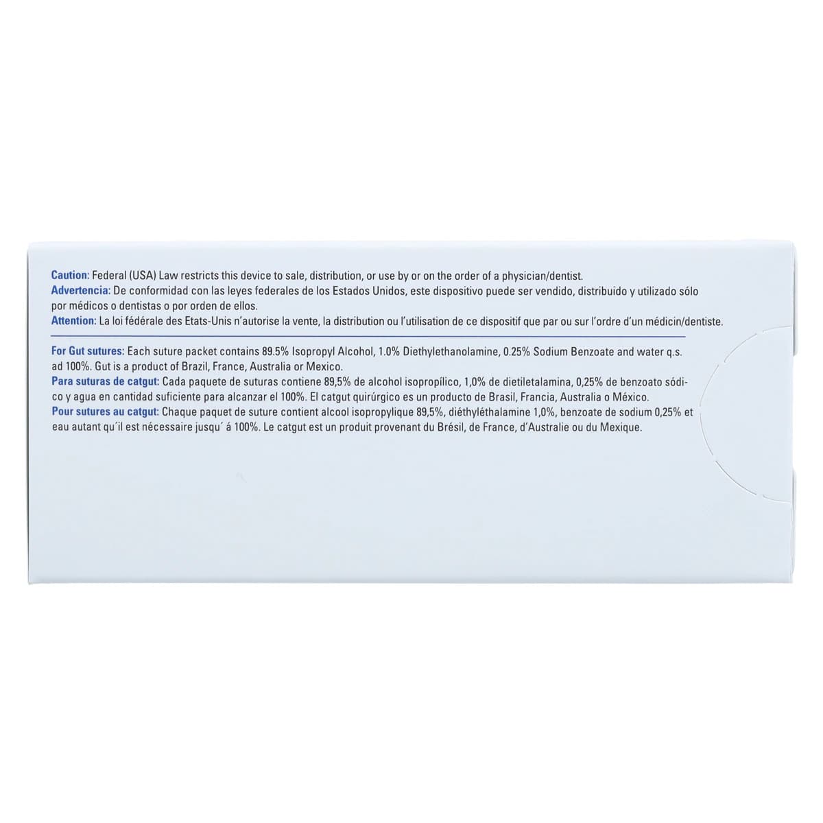 Henry Schein Black Monofilament Nylon Non-Absorbable Surgical Sutures, 2-0, 18", C-8 Reverse Cutting 3/8 Circle Needle, 26mm, 12/Box thumbnail 5