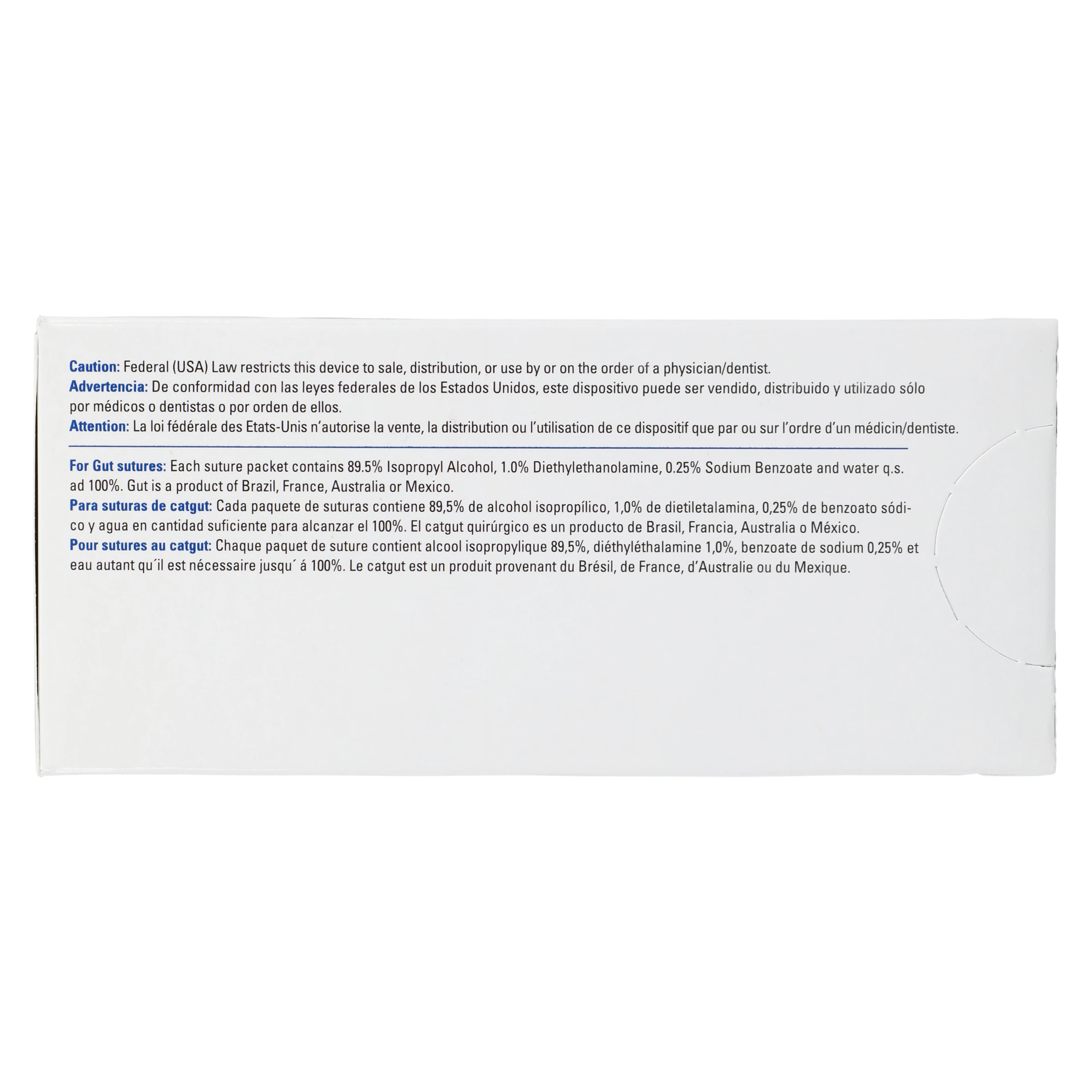Henry Schein Black Monofilament Nylon Non-Absorbable Surgical Suture, 6-0, 18", C-1 Precision Reverse Cutting 3/8 Circle Needle, 11mm, 12/Box thumbnail 5