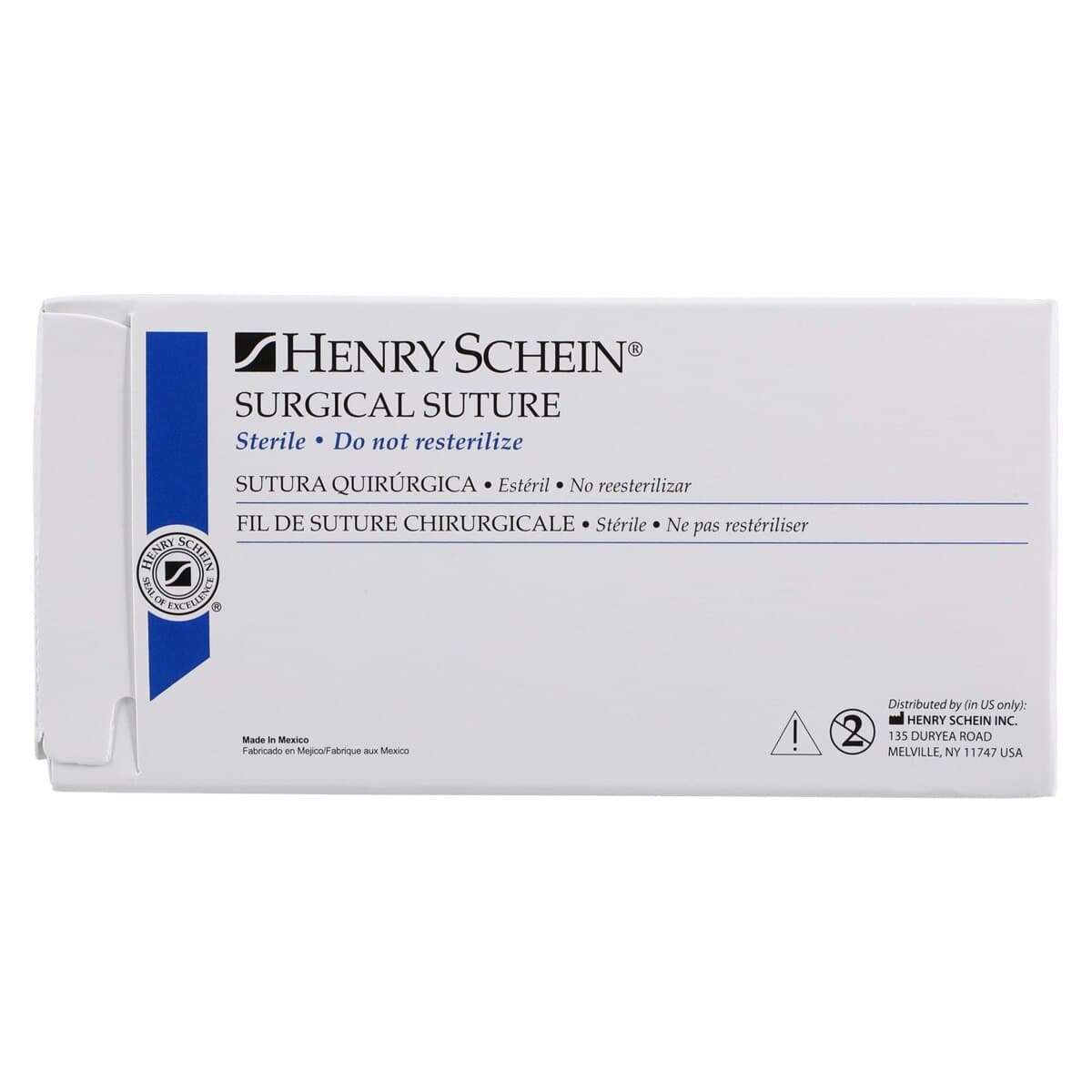 Henry Schein Black Monofilament Nylon Non-Absorbable Surgical Sutures, 4-0, 18", PC-31 Precision Reverse Cutting 3/8 Circle Needle, 18mm, 12/Box thumbnail 4