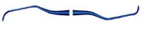 MaxiGrip Implant Scaler Langer 1/2, Double End, Titanium, Blue-Tipped, Each - 1/2 Langer Implant Scaler - Image 1