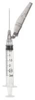 Henry Schein Hypodermic Syringe/Needle Combo Safety, 27G x 1/2", 1cc, Gray, Sterile, Latex-Free, 100/Box - Syringe/Needle Combo Safety1cc - Image 1