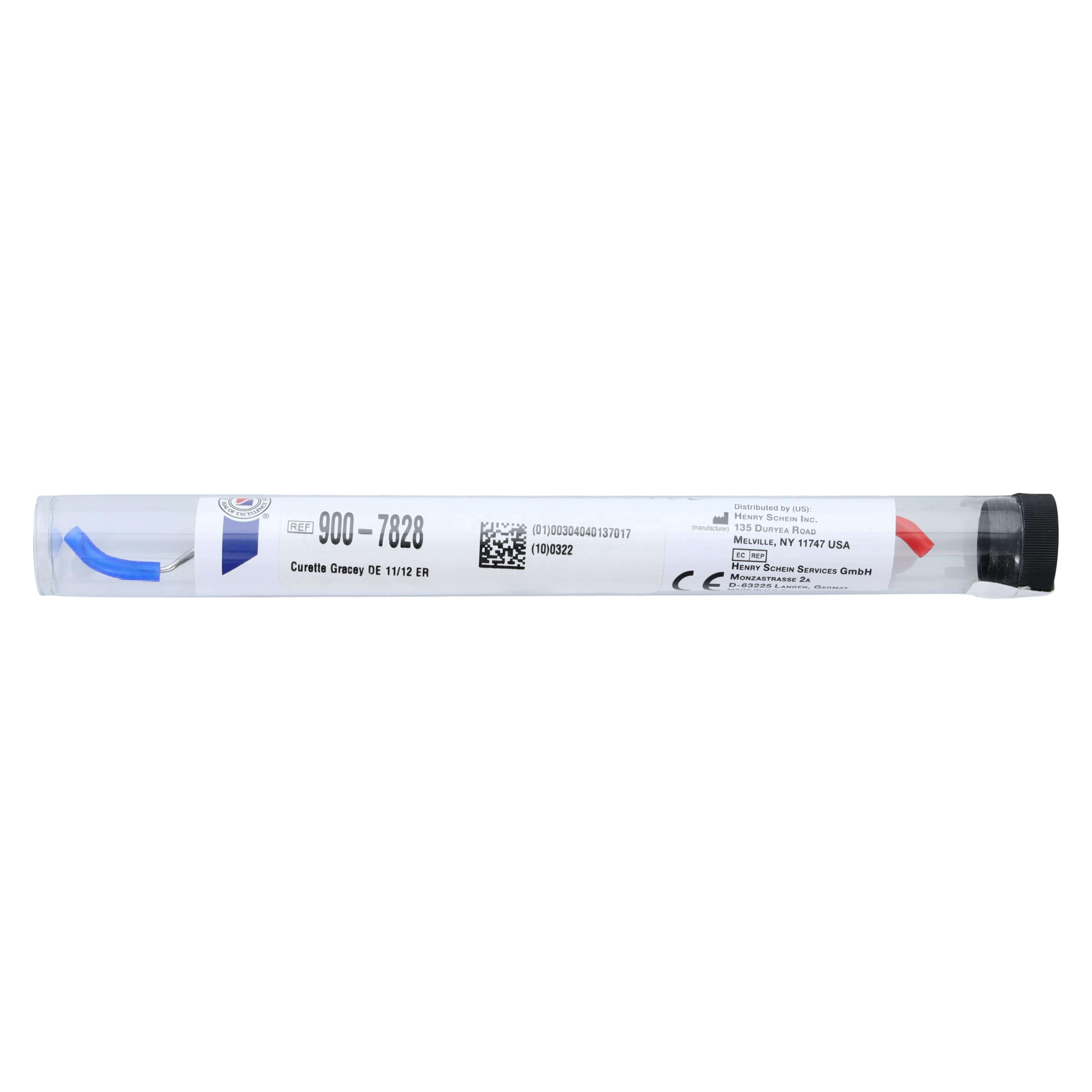 Henry Schein MaxiGrip Ergo Gracey 11/12 Extended Reach Curette, Double-Ended, Blue Silicone Handle, 1 Each thumbnail 9