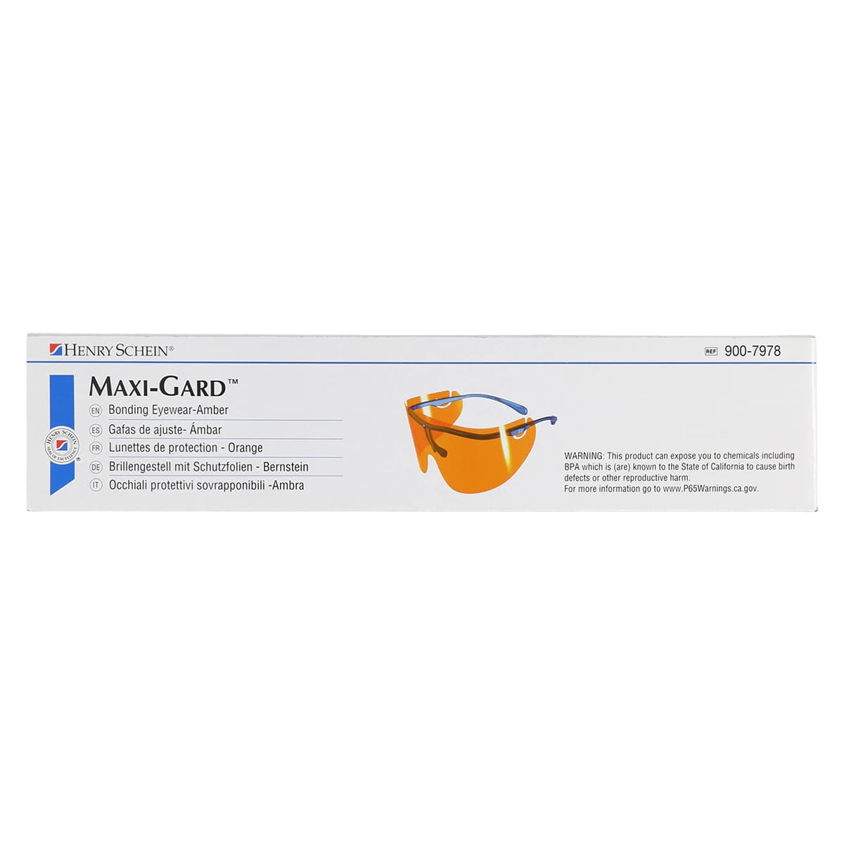 Maxi-Gard Bonding Eyewear, Amber Lens, Universal, 10/Kit thumbnail 5