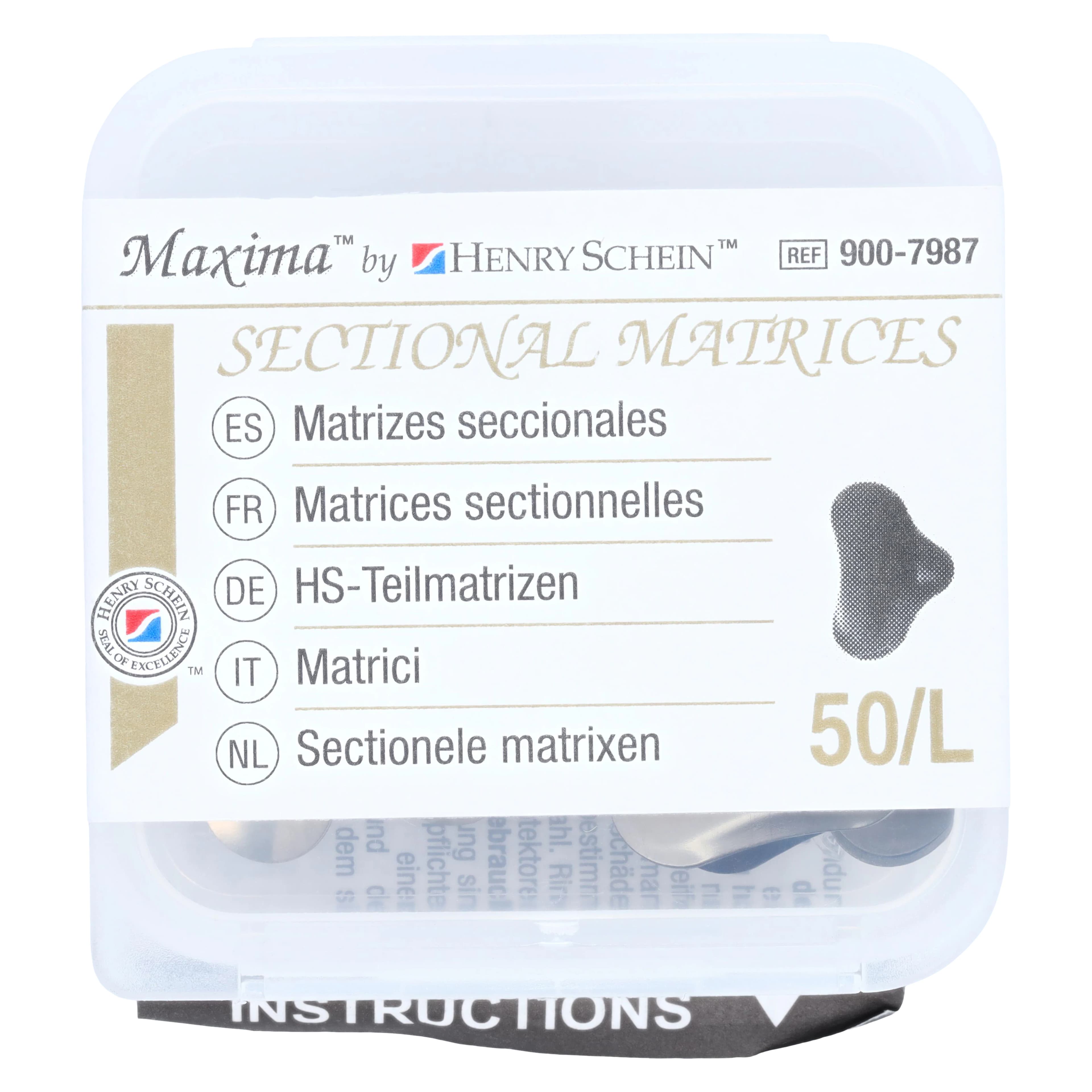 Henry Schein Sectional Matrices Refill, Large, 50/Pk - Sectional Matrices Refill - Image 1