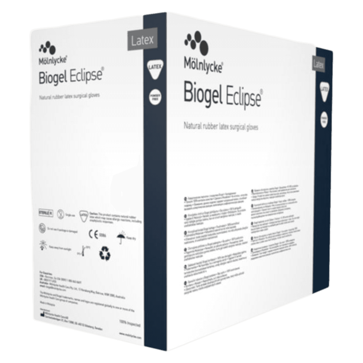 Biogel Eclipse Latex Surgical Gloves, Powder-Free, Deproteinized, Size 7, Beige, 200/Case - Glove Surgeon PF Deprotein Ltx - Image 1