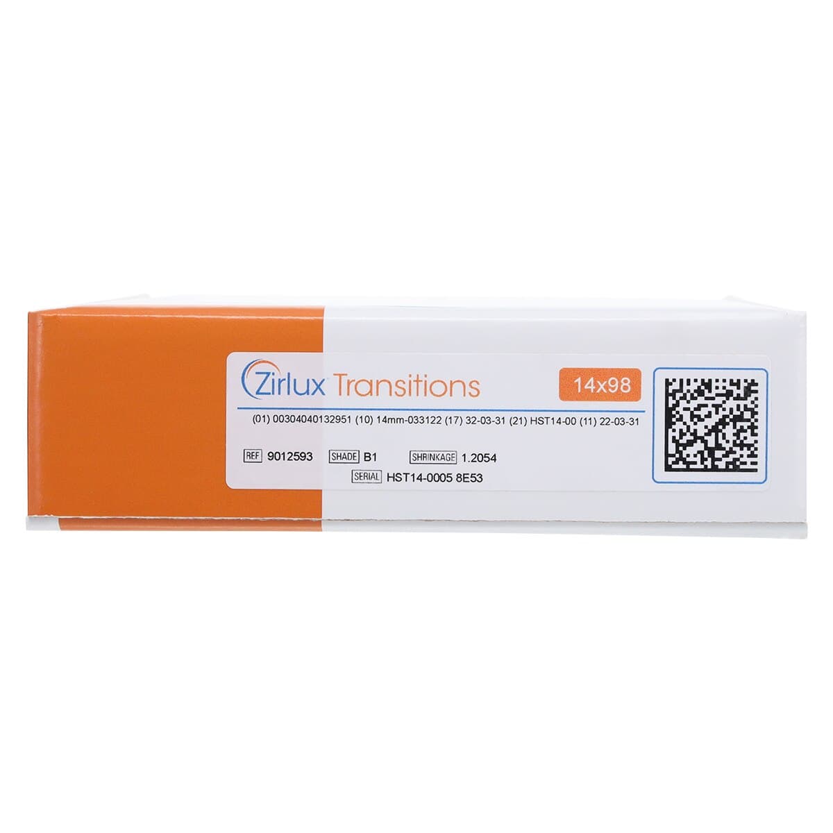 Zirlux Transitions B1 Zirconia Disc, 98x14mm, Each thumbnail 6