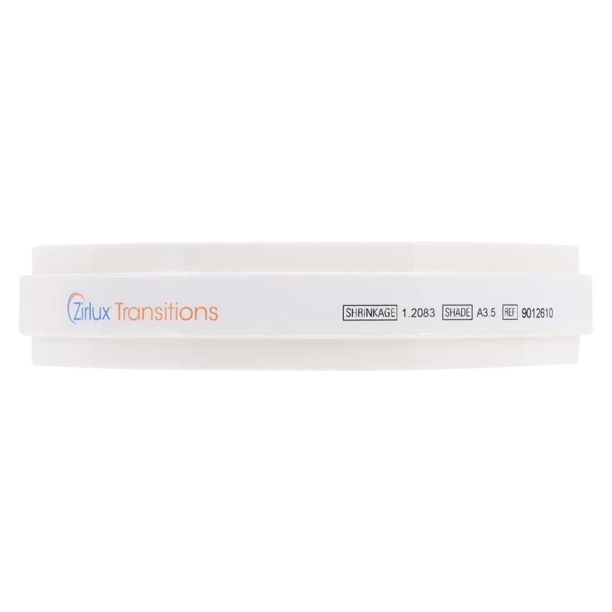 Zirlux Transitions A3.5 Zirconia Disc, 98x18mm, Each thumbnail 5