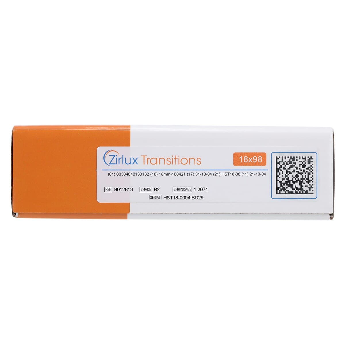 Zirlux Transitions B2 Zirconia Disc, 98x18mm, Each thumbnail 6
