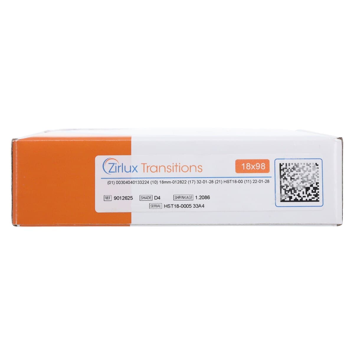 Zirlux Transitions D4 Zirconia Disc, 98x18mm, Each thumbnail 6