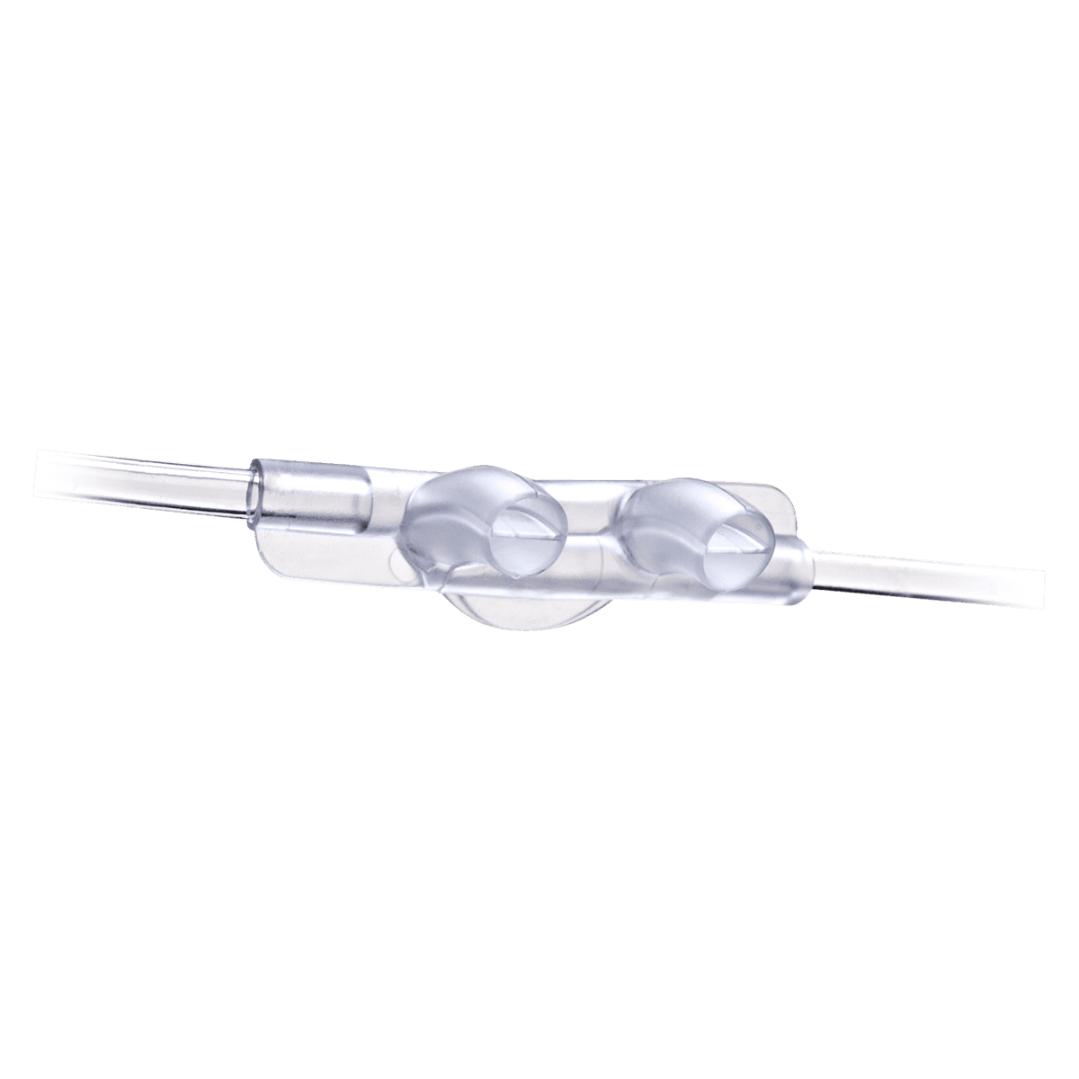 Hudson Respiratory Care Cannula Nasal Bi-Flow CO2, etCO2 Sampling, Softech, Adult, Female Luer, 7' O2 Tubing, 3" CO2 Sample Line, Disposable, 25/Case - Cannula Nasal Bi-Flow CO2 - Image 1
