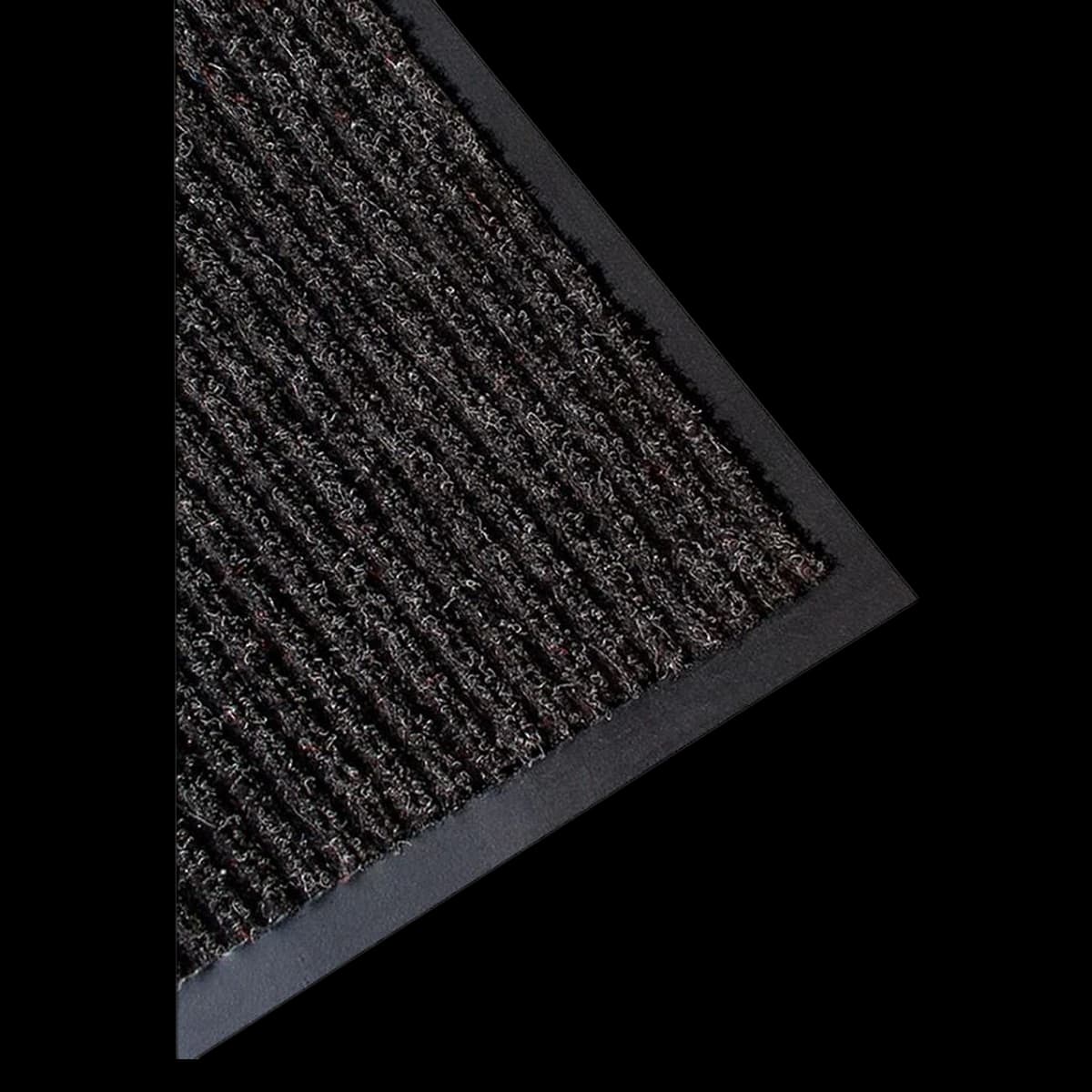 Realspace Tough Rib Floor Mat, 2' x 3', Charcoal, 1/Each - MAT,TOUGH RIB,2X3,CHARCOA - Image 1