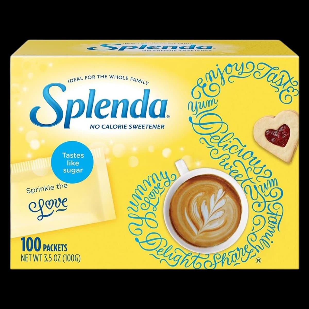 Splenda No Calorie Sweetener Packets, 100/Box - SWEETENER NO CAL SPLENDA - Image 1