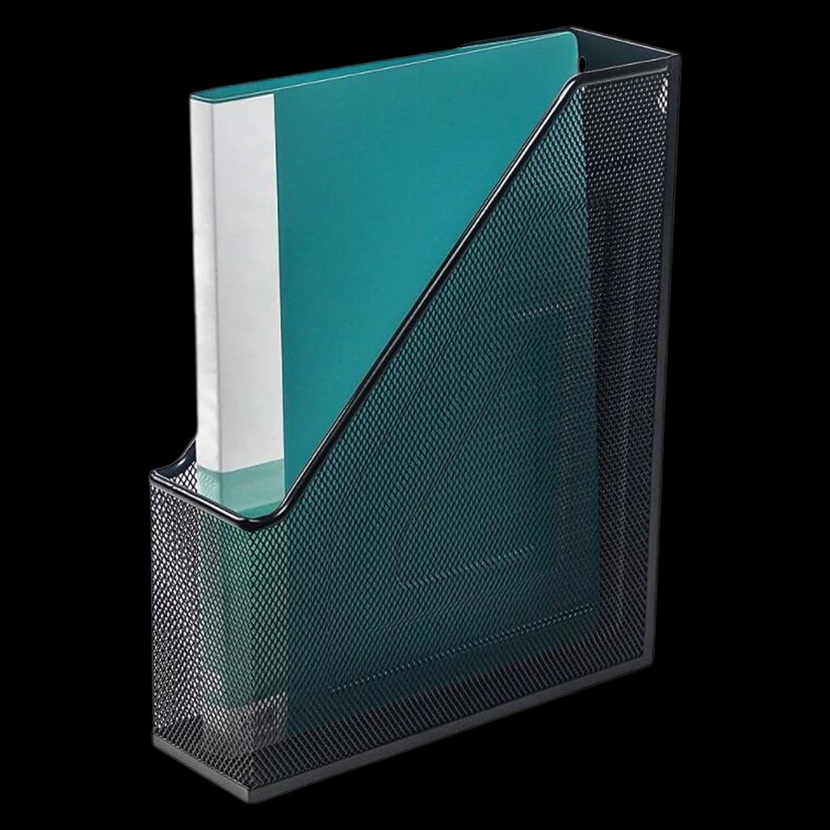 Office Depot Brand Metro Mesh Magazine File, Black, 1/Pack - MAGAZINE FILE - Image 1