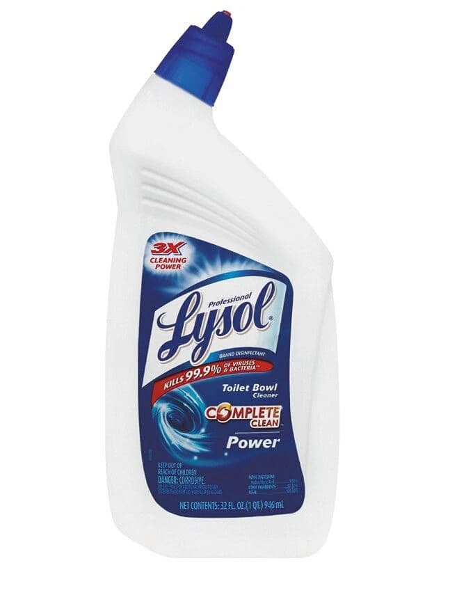 Lysol Professional Disinfectant Power Toilet Bowl Cleaner, 32 oz Bottle - CLEANER,BOWL,TOILET,LYSOL - Image 1