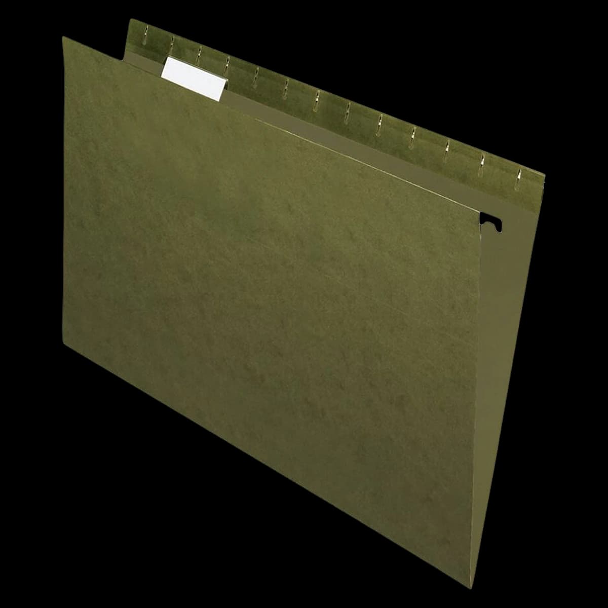 Office Depot Hanging Folders, 1/5 Cut, Legal Size, Green, 25/Box - Folder Hanging Lgl 1/5 Cu - Image 1