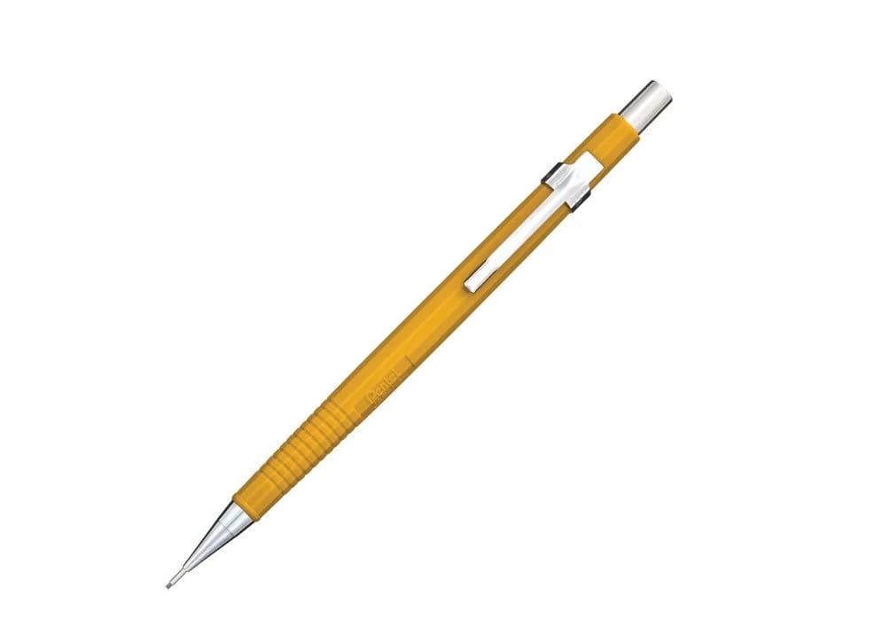 Pentel Sharp Automatic Drafting Pencil, 0.9 mm, Yellow, 1/Package - PENCIL,MECH,.9MM,SHARP,YE - Image 1