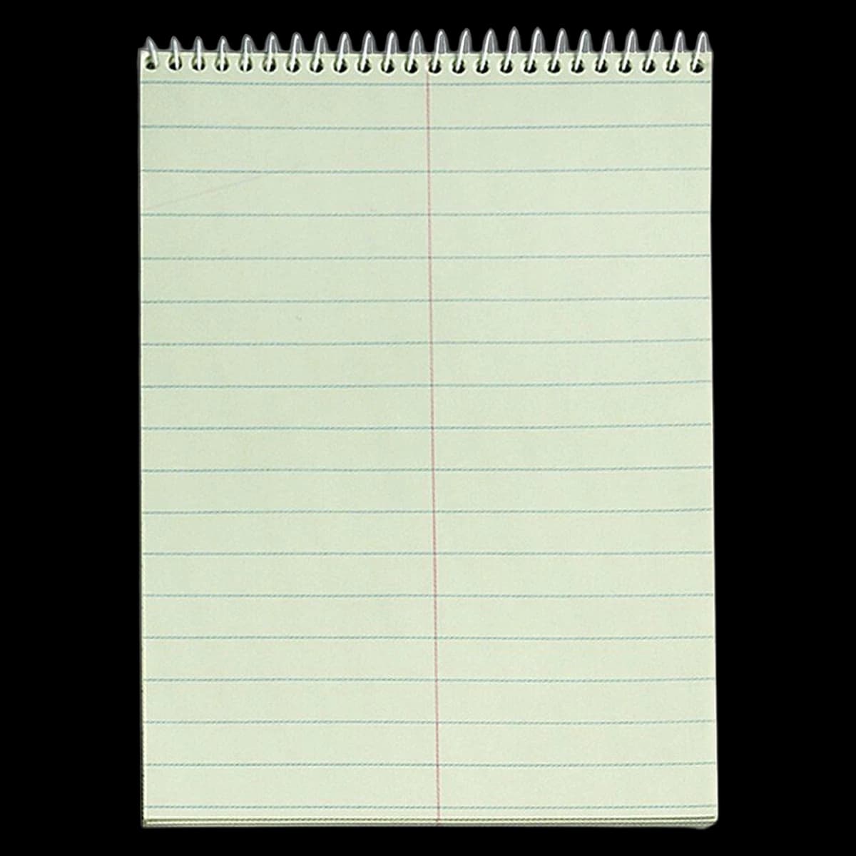 TOPS Steno Books, Gregg Ruled, 6" x 9", 80 Sheets, Green, 12/Pack - Steno Pad Gregg Ruled - Image 1