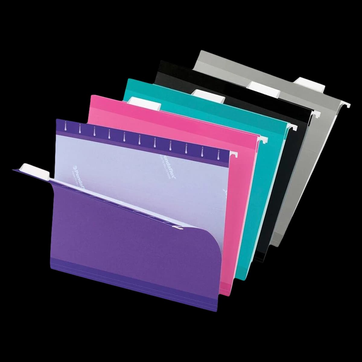 Pendaflex Hanging Folder, Letter Size, Assortment #2, 25 per Box - Folder Hang Ltr 1/5 Assor - Image 1