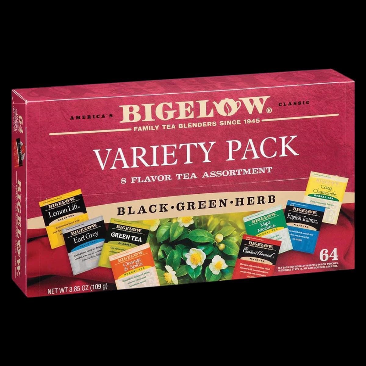 Bigelow Herb & Fine Teas Assorted Gift Box, 64/Box - Bigelow Herb&Fine Teas 64 - Image 1