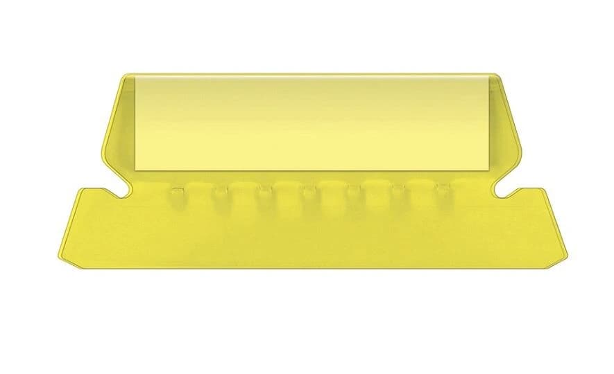 Pendaflex Hanging File Folder Plastic Tabs, Yellow, 25/Pack - Tab Folder Hang Plas 1/5 - Image 1
