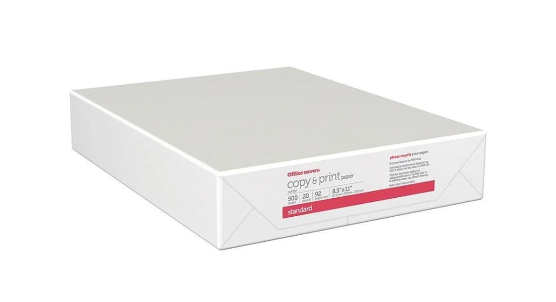White Copy Paper 8.5x11, 20 Lb, 500/Pk, 01KEZKNP4YGYZWMAFC515C6S3D - White Copy Paper 8.5x11 - Image 1