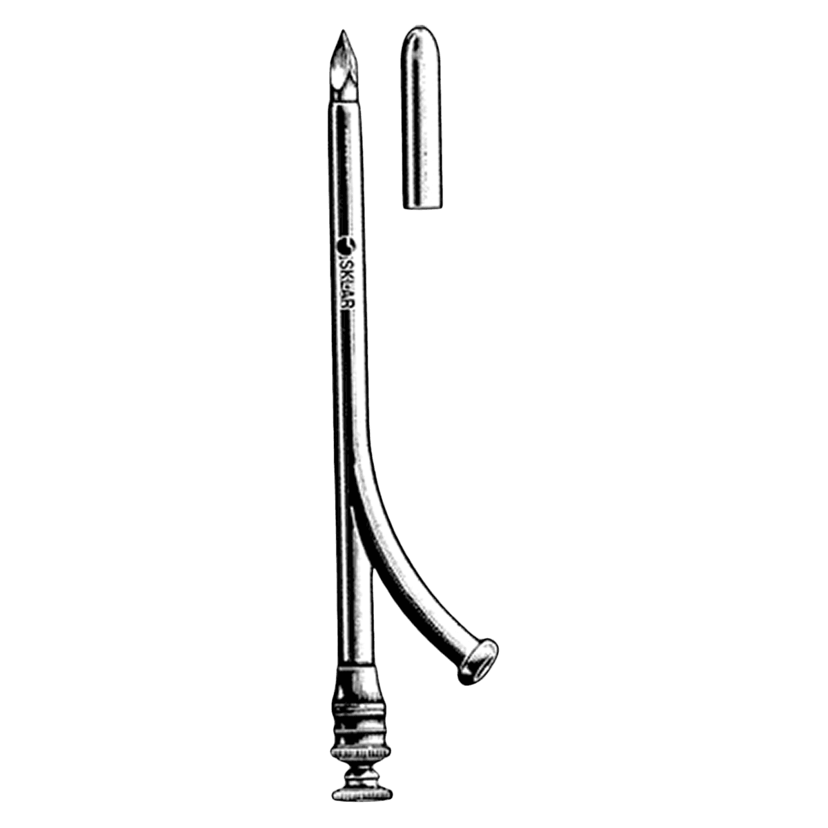 Sklar Ochsner Catheter Trocar - Trocar Cath Ochsner - Image 1