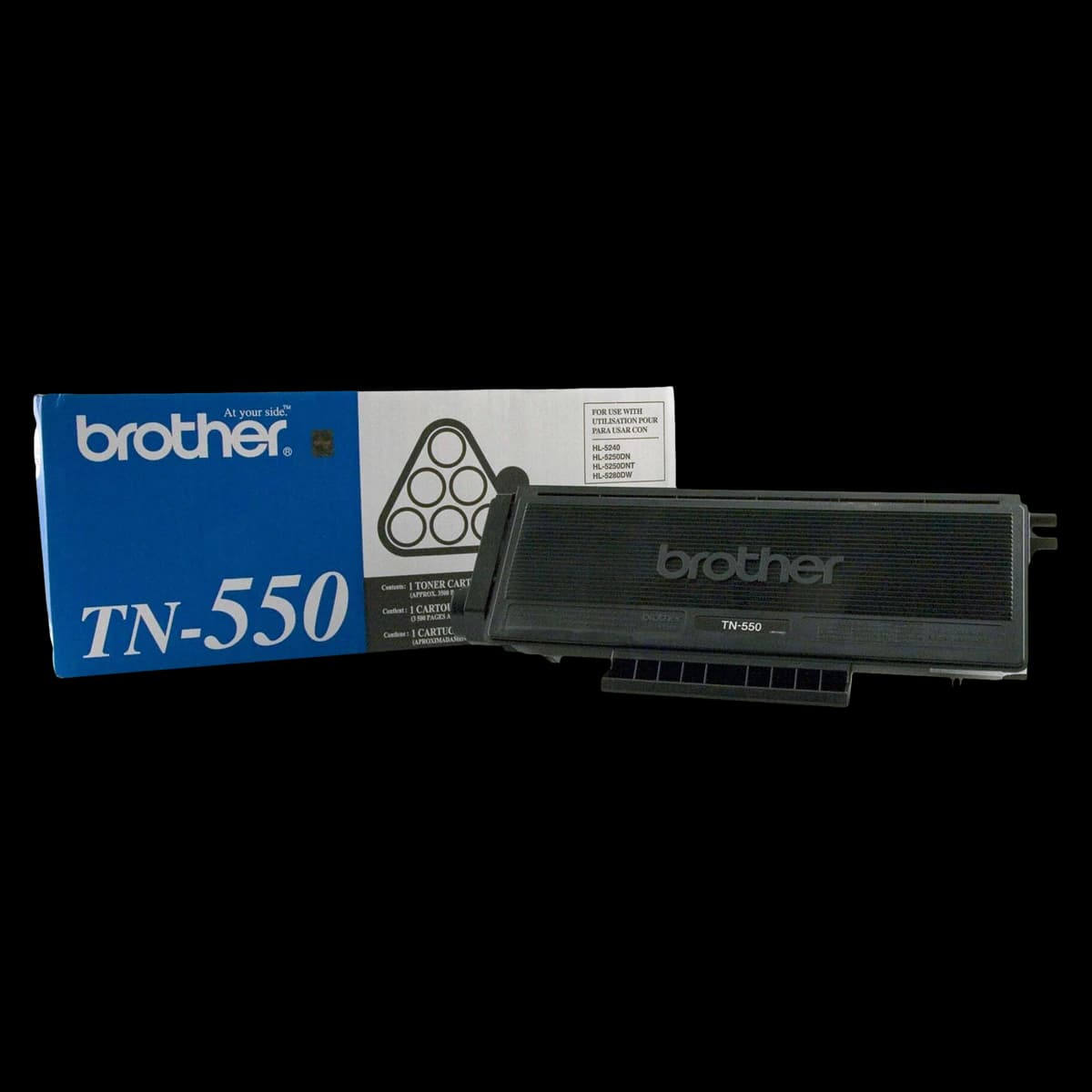 Brother TN-550 Black Toner Cartridge - Toner Cartridge Black Brother - Image 1